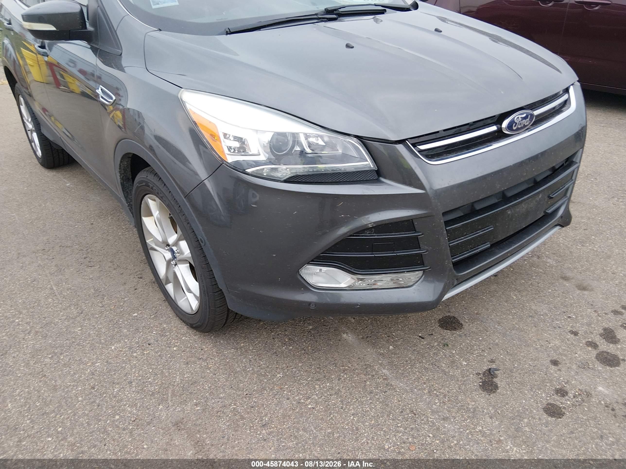 2015 Ford Escape Titanium Gray vin: 1FMCU9JX0FUB62421