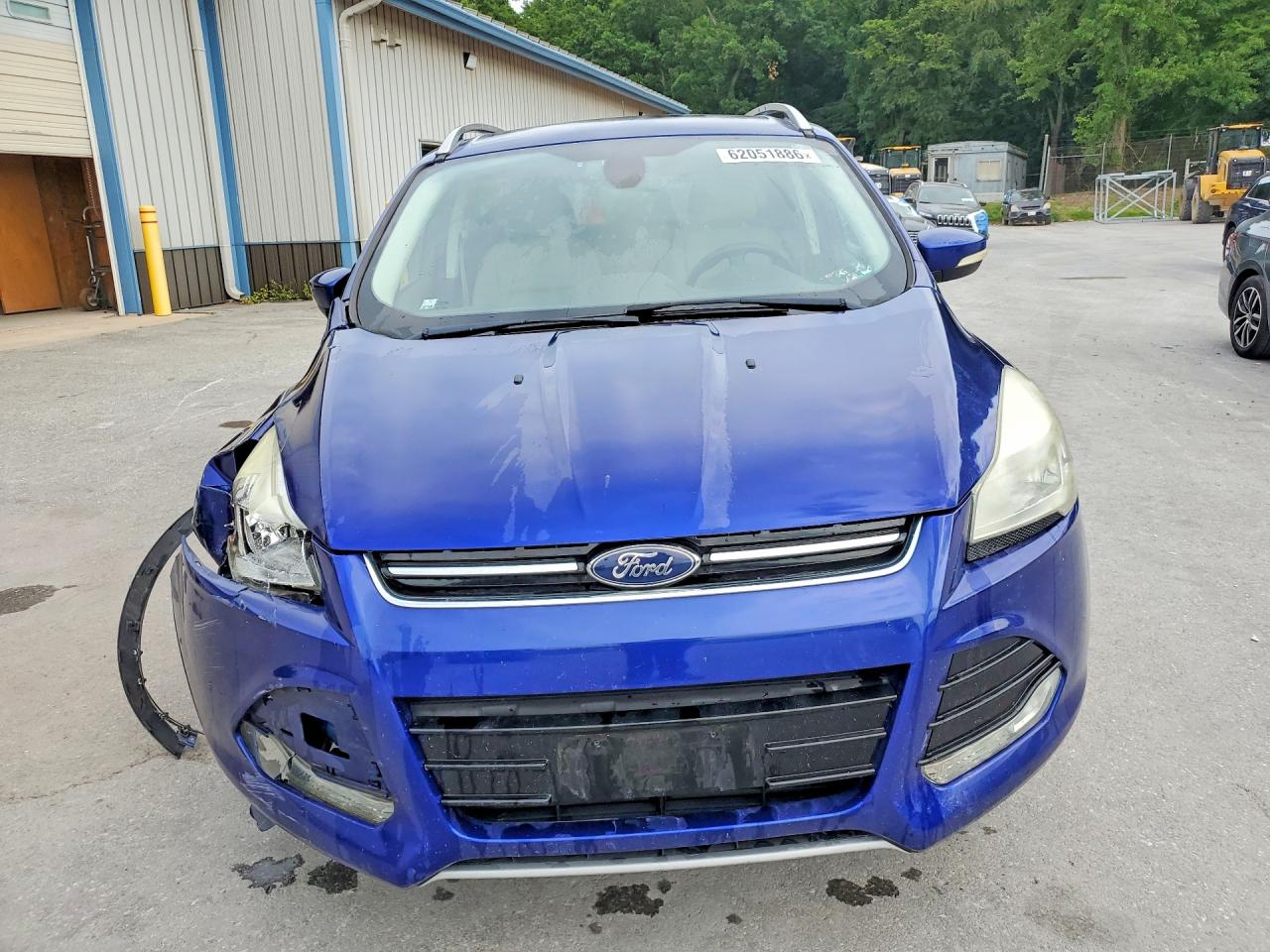 2015 Ford Escape Titanium Синий vin: 1FMCU9JX0FUC73146