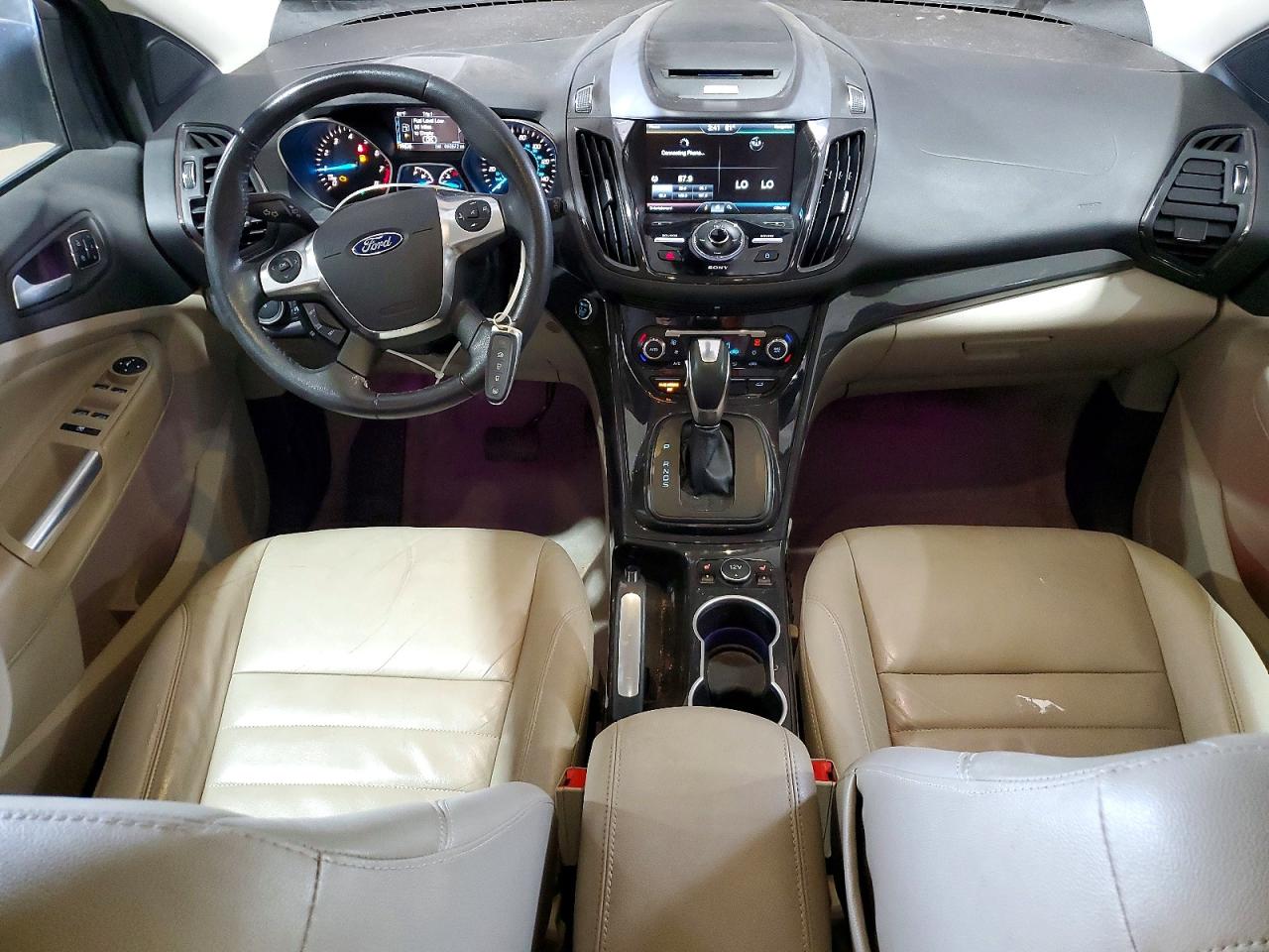 2015 Ford Escape Titanium Синий vin: 1FMCU9JX0FUC73146