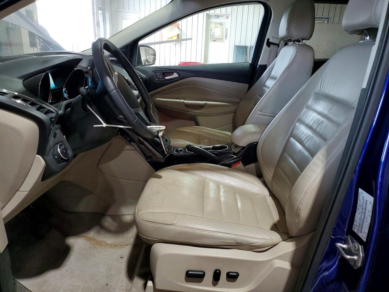 2015 Ford Escape Titanium Синий vin: 1FMCU9JX0FUC73146