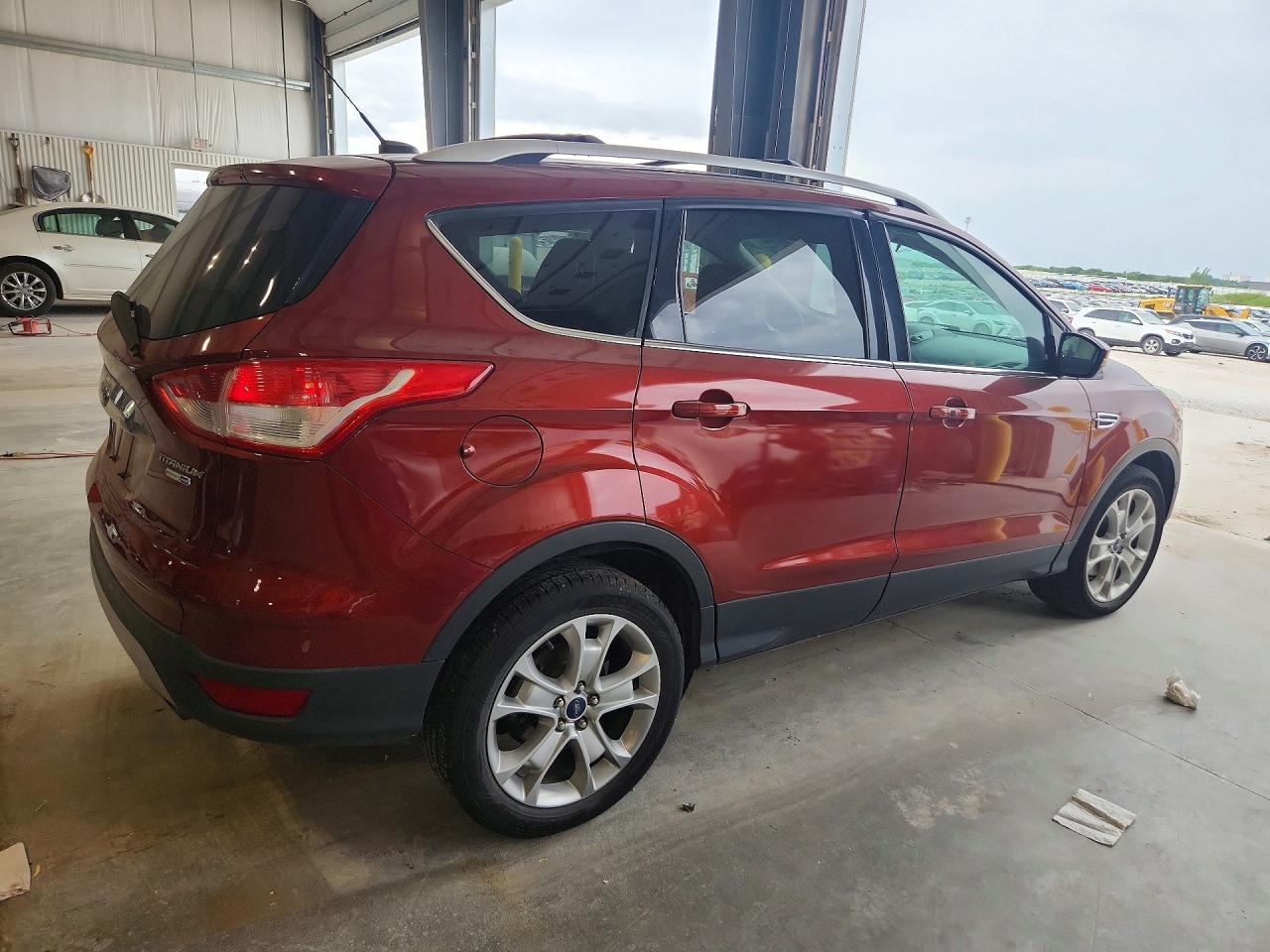 2015 Ford Escape Titanium Red vin: 1FMCU9JX0FUC78900