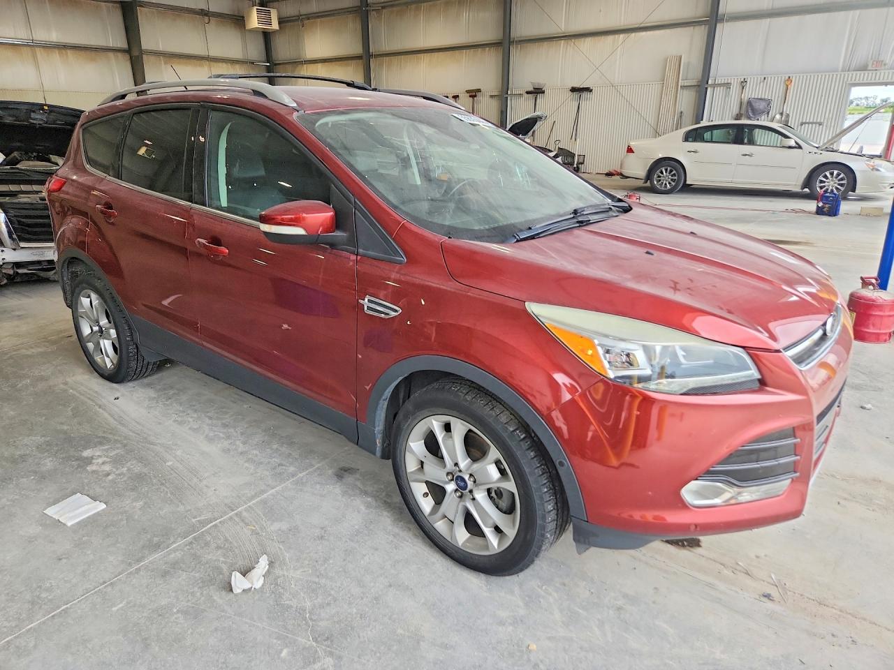 2015 Ford Escape Titanium Red vin: 1FMCU9JX0FUC78900