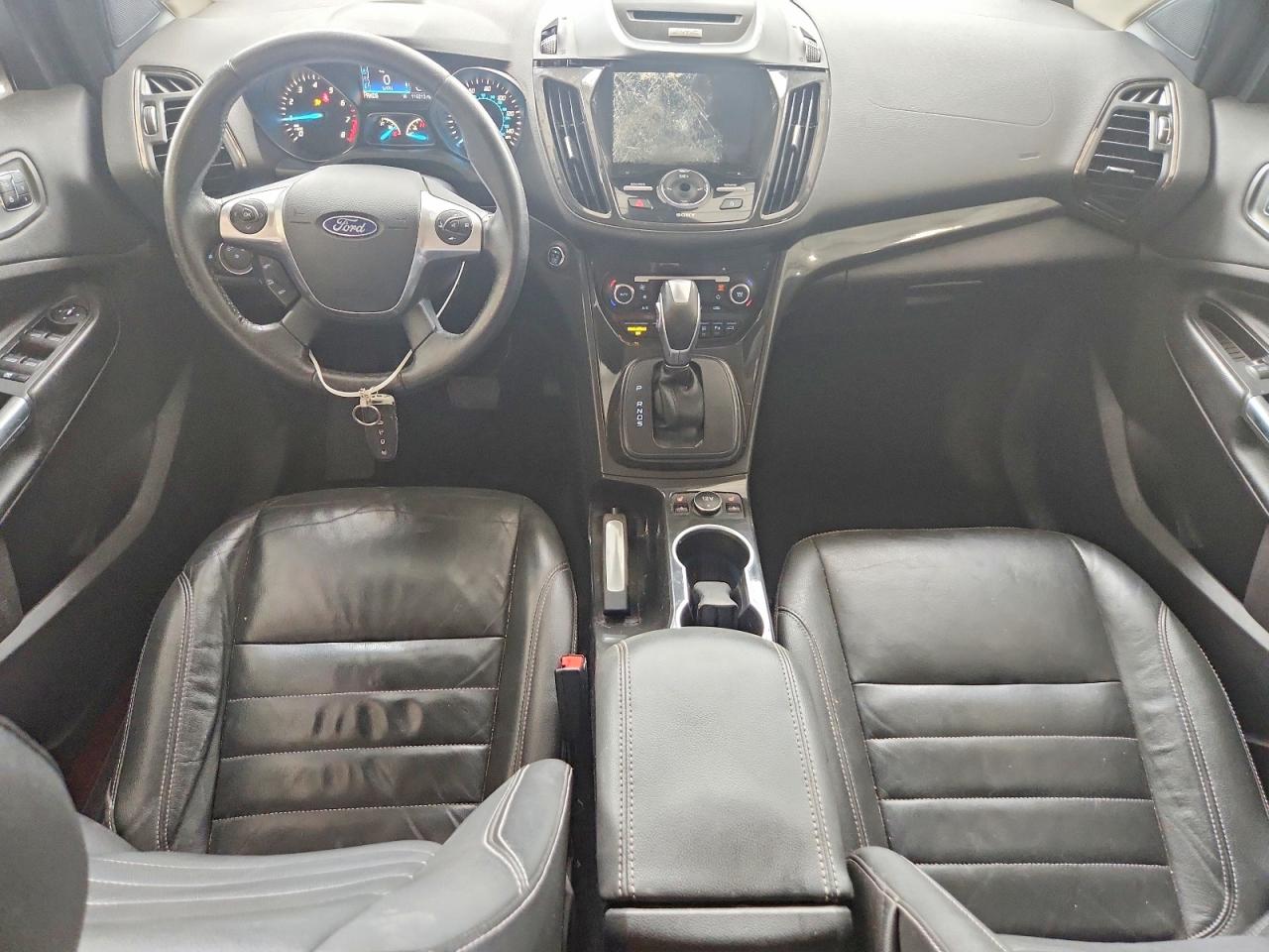 2015 Ford Escape Titanium Red vin: 1FMCU9JX0FUC78900