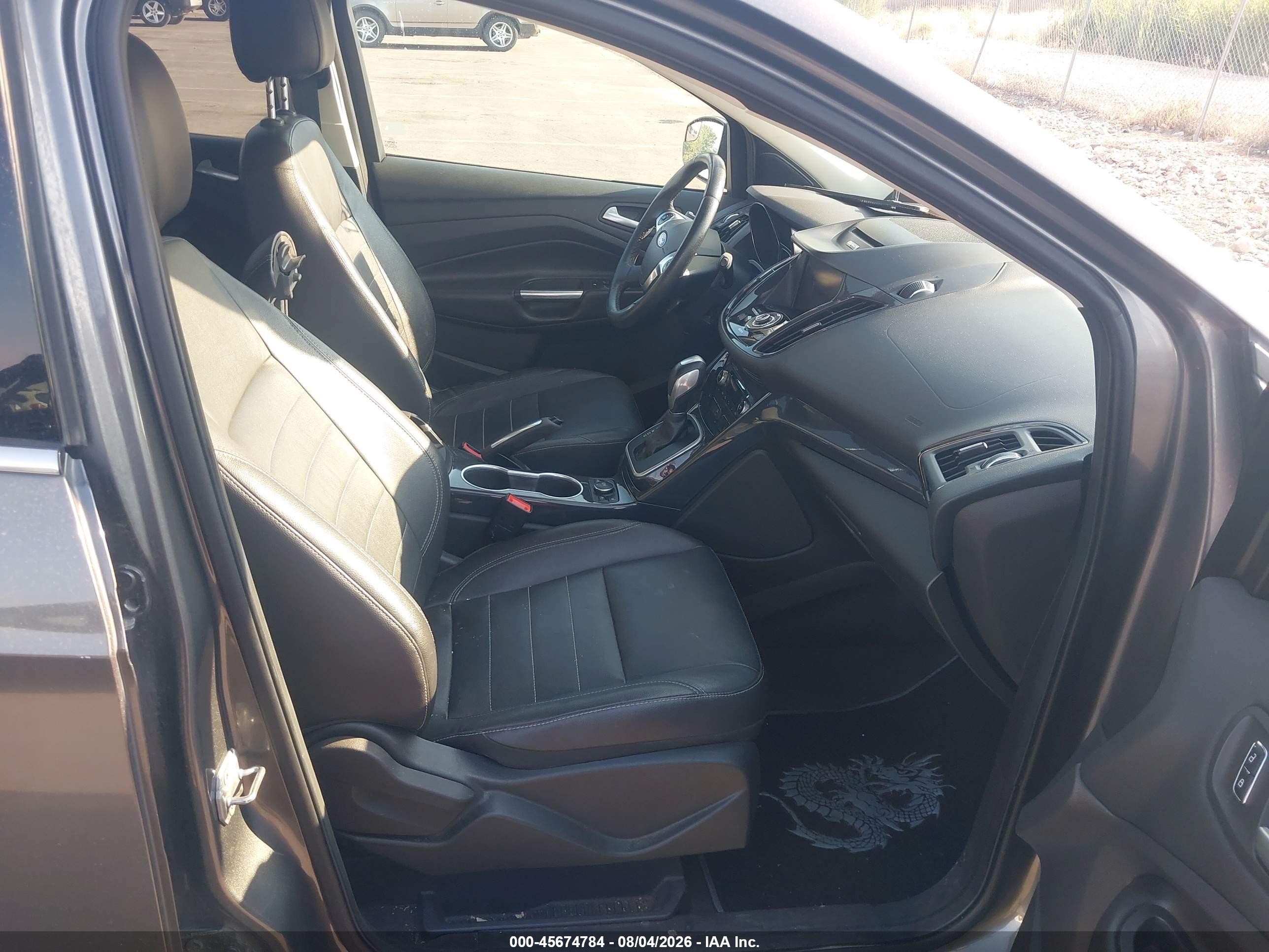 2014 Ford Escape Titanium Gray vin: 1FMCU9JX1EUB72261