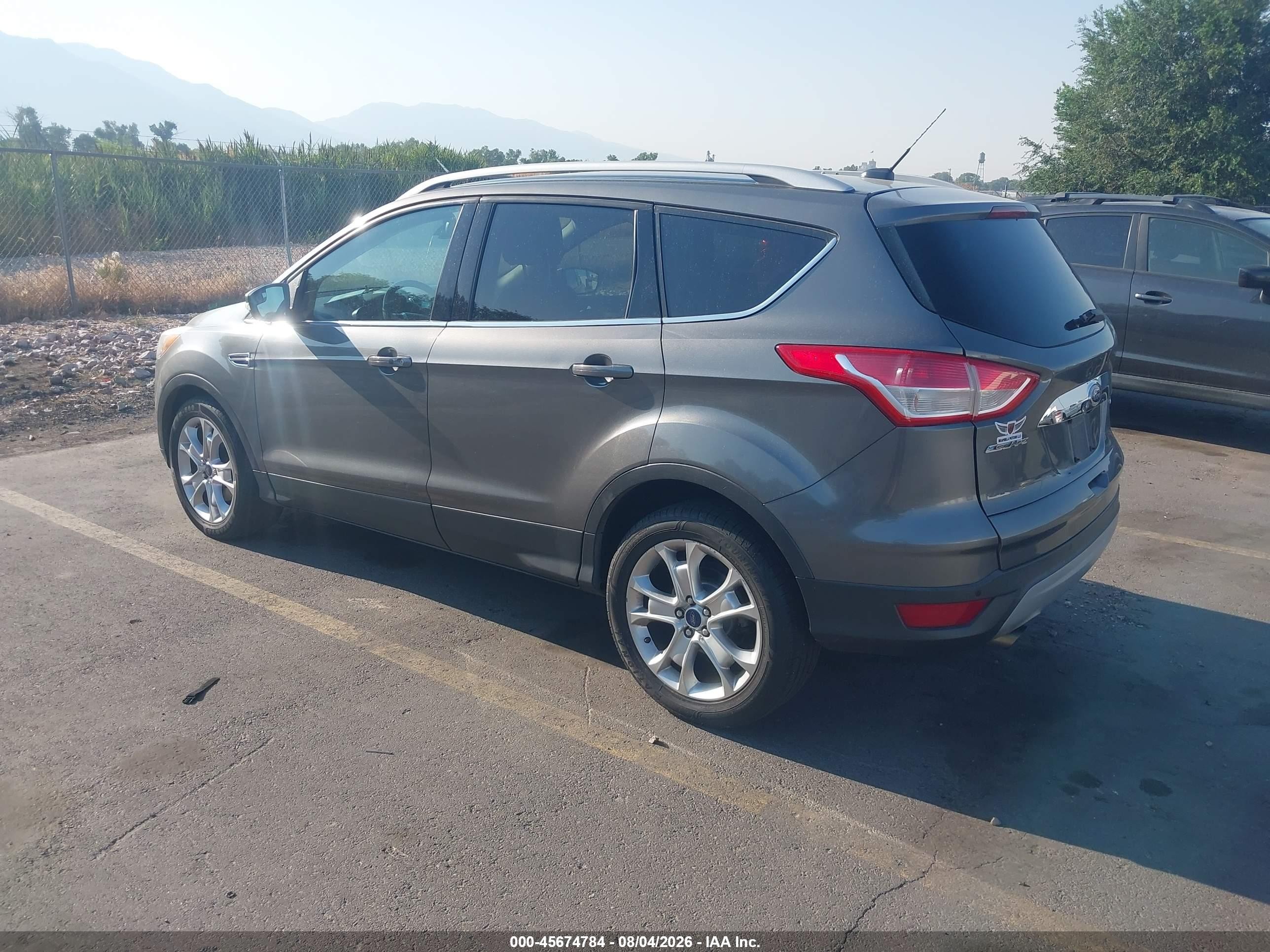2014 Ford Escape Titanium Gray vin: 1FMCU9JX1EUB72261