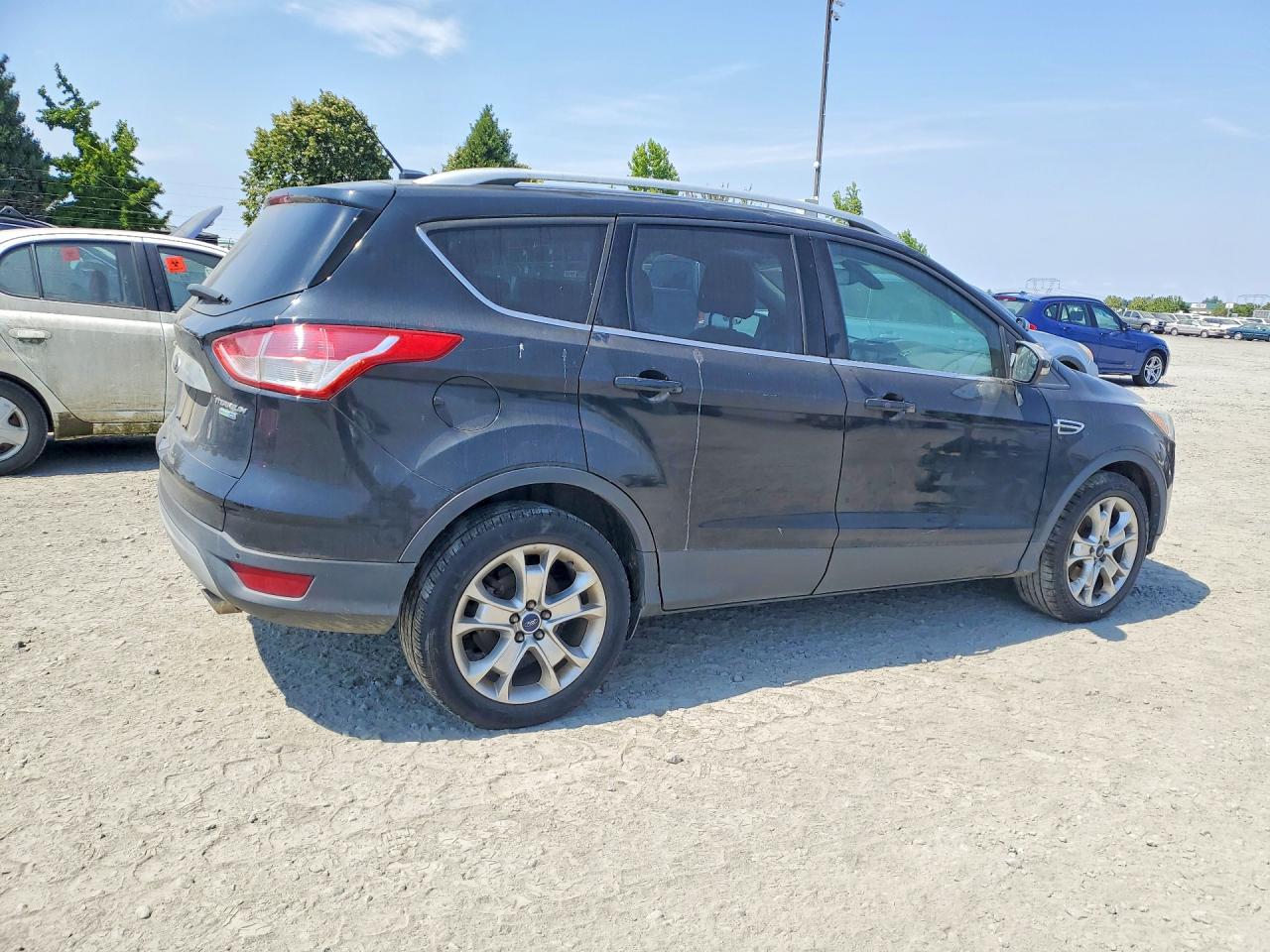 2014 Ford Escape Titanium Black vin: 1FMCU9JX1EUD31375