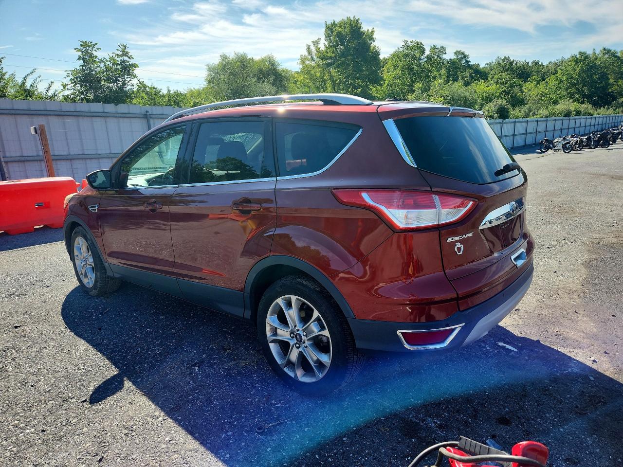 2015 Ford Escape Titanium Orange vin: 1FMCU9JX1FUA86630