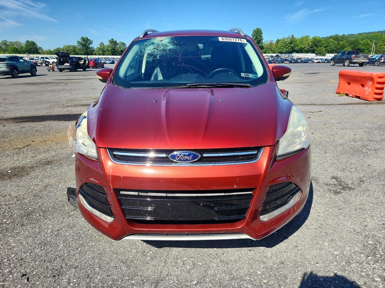 2015 Ford Escape Titanium Orange vin: 1FMCU9JX1FUA86630