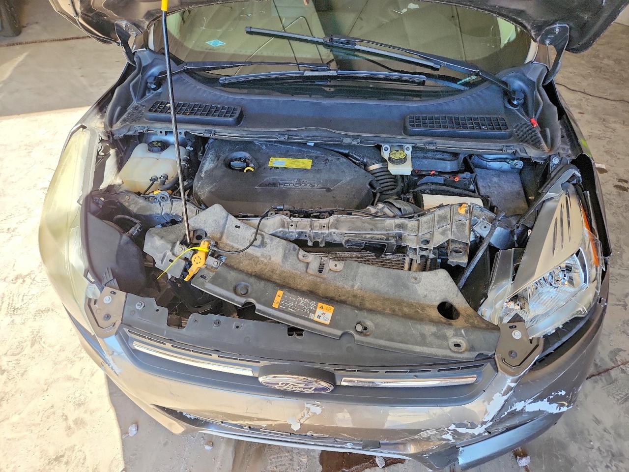 2014 Ford Escape Titanium Серый vin: 1FMCU9JX2EUC22262