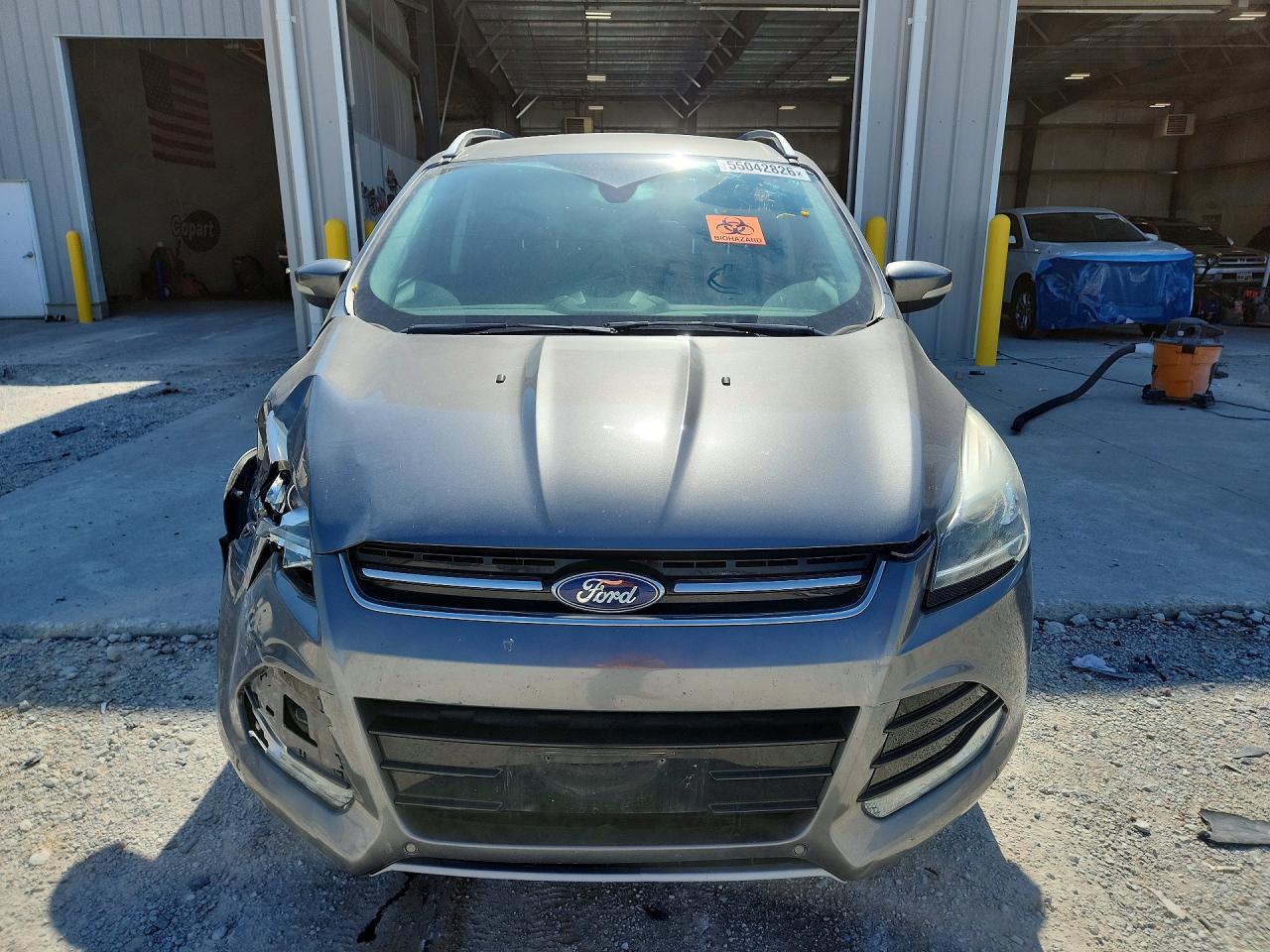 2014 Ford Escape Titanium Gray vin: 1FMCU9JX2EUD30204