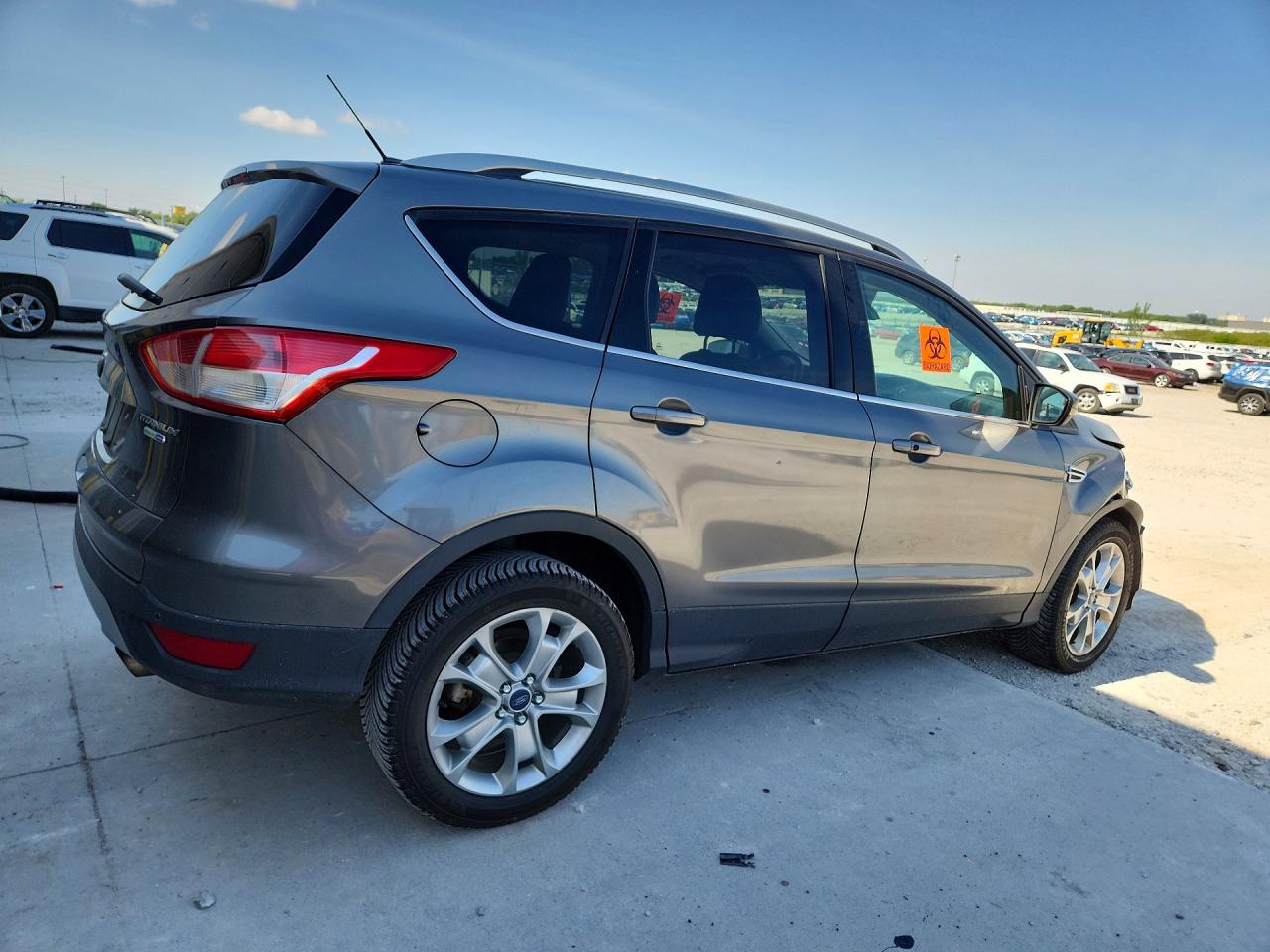 2014 Ford Escape Titanium Gray vin: 1FMCU9JX2EUD30204