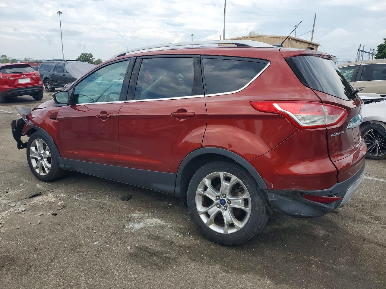 2015 Ford Escape Titanium Red vin: 1FMCU9JX2FUA23813
