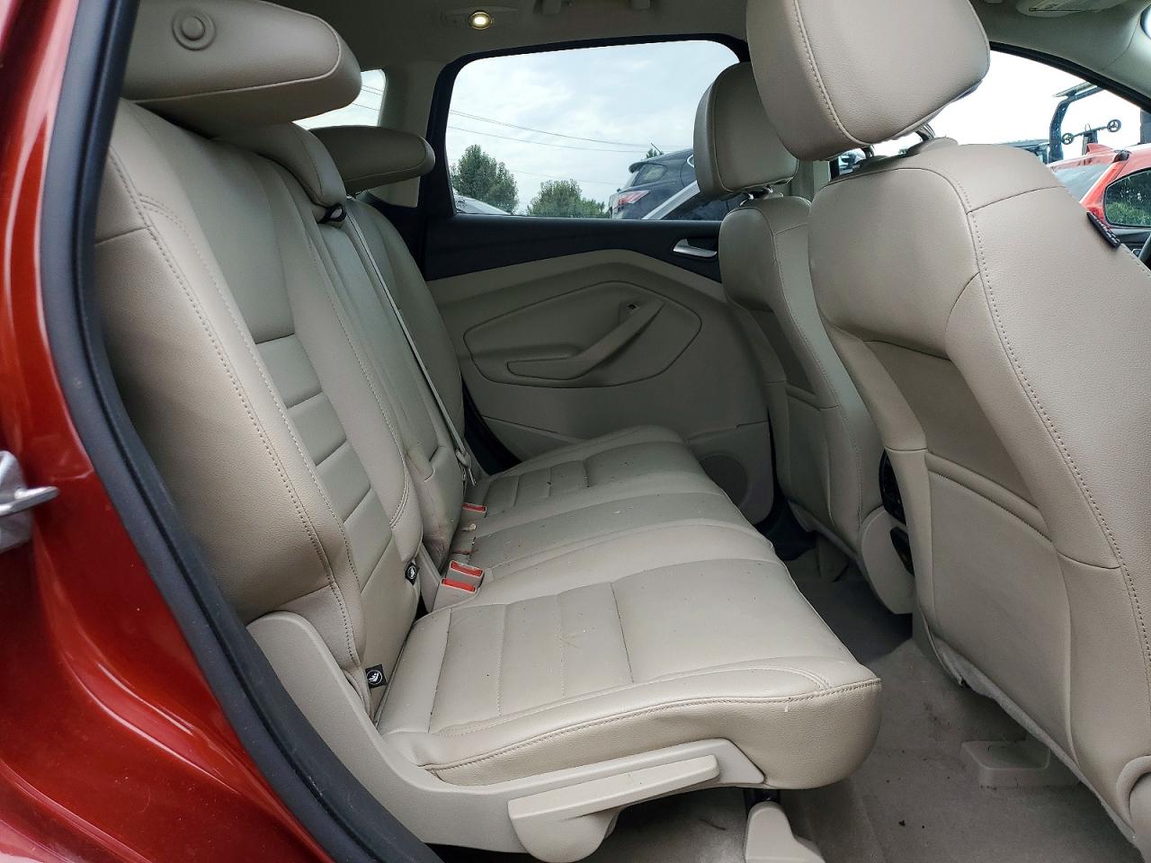 2015 Ford Escape Titanium Red vin: 1FMCU9JX2FUA23813