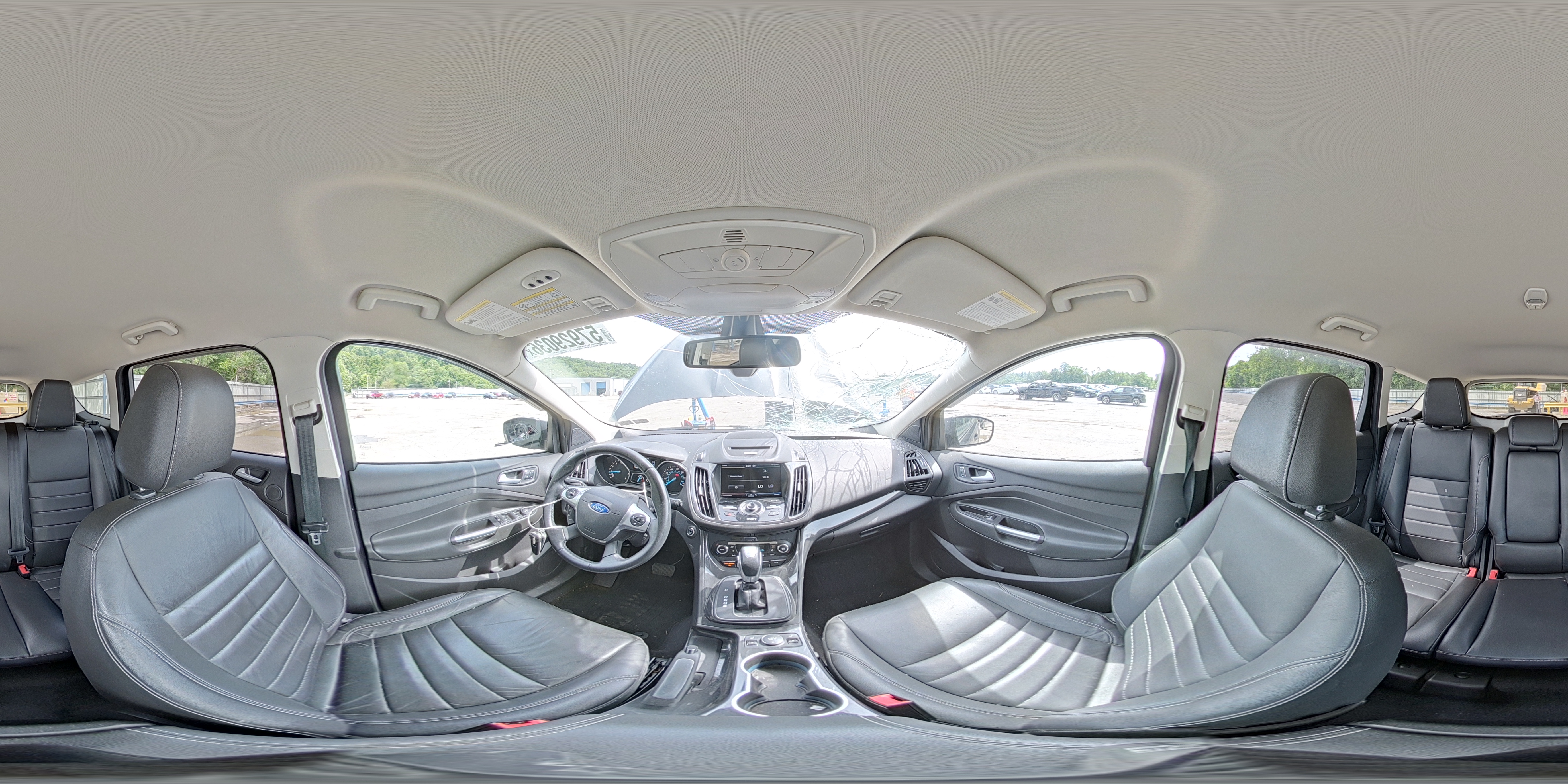 2015 Ford Escape Titanium Gray vin: 1FMCU9JX2FUB70665