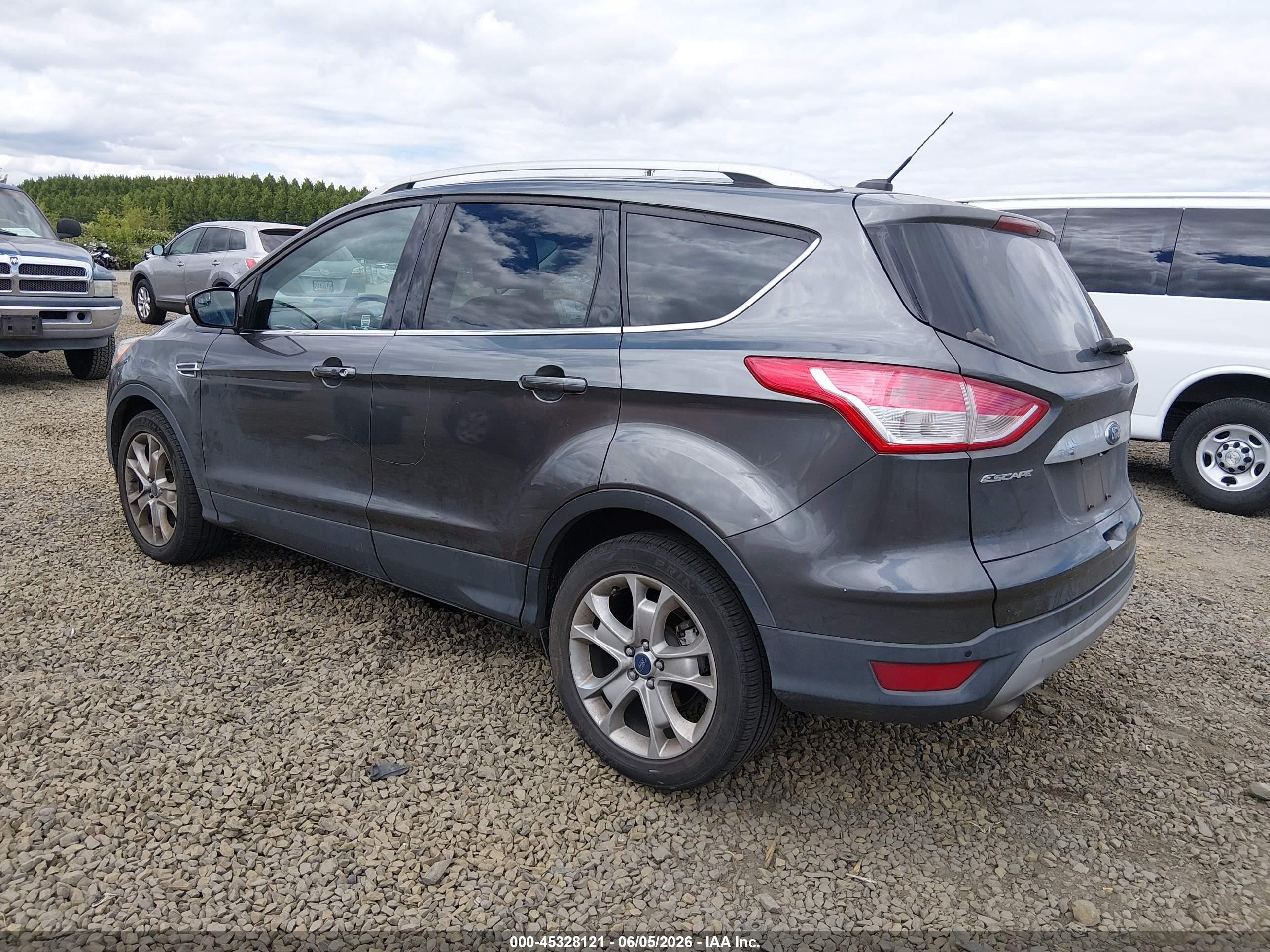 2016 Ford Escape Titanium Серый vin: 1FMCU9JX2GUA22193