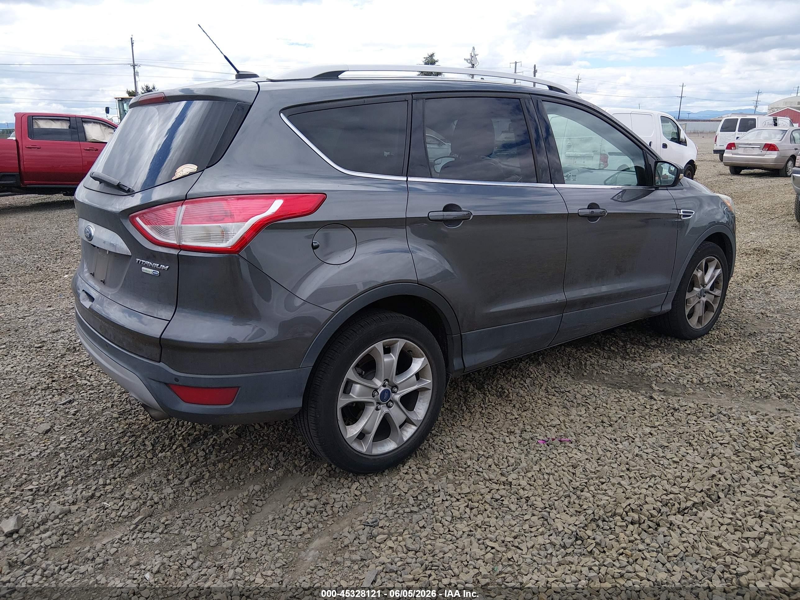 2016 Ford Escape Titanium Серый vin: 1FMCU9JX2GUA22193