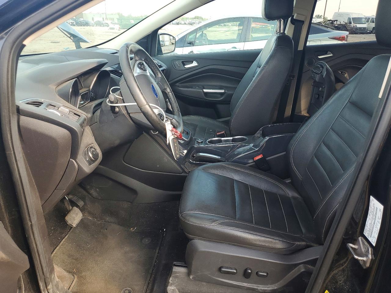 2014 Ford Escape Titanium Black vin: 1FMCU9JX3EUA37332