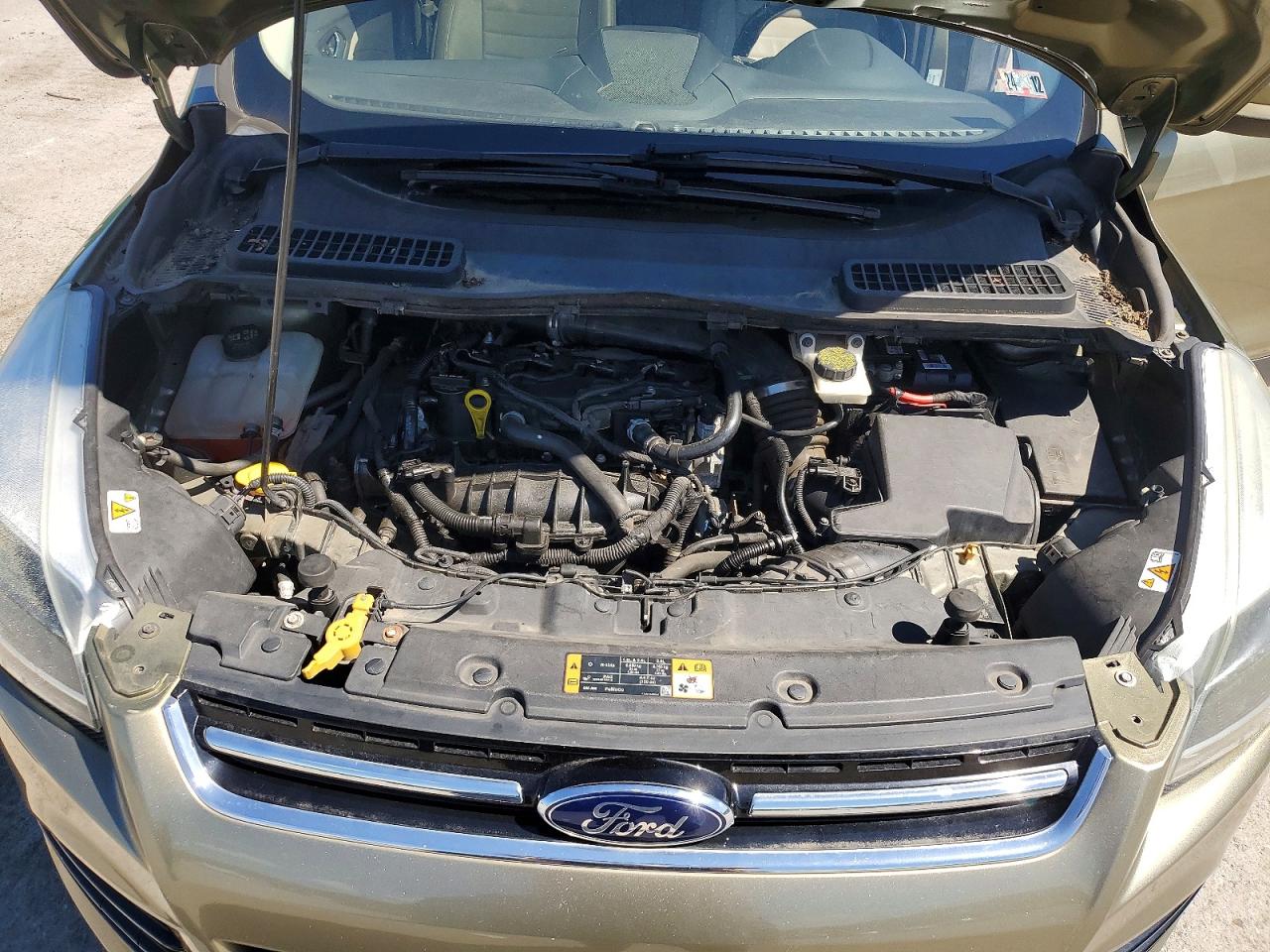2014 Ford Escape Titanium Green vin: 1FMCU9JX3EUA75384