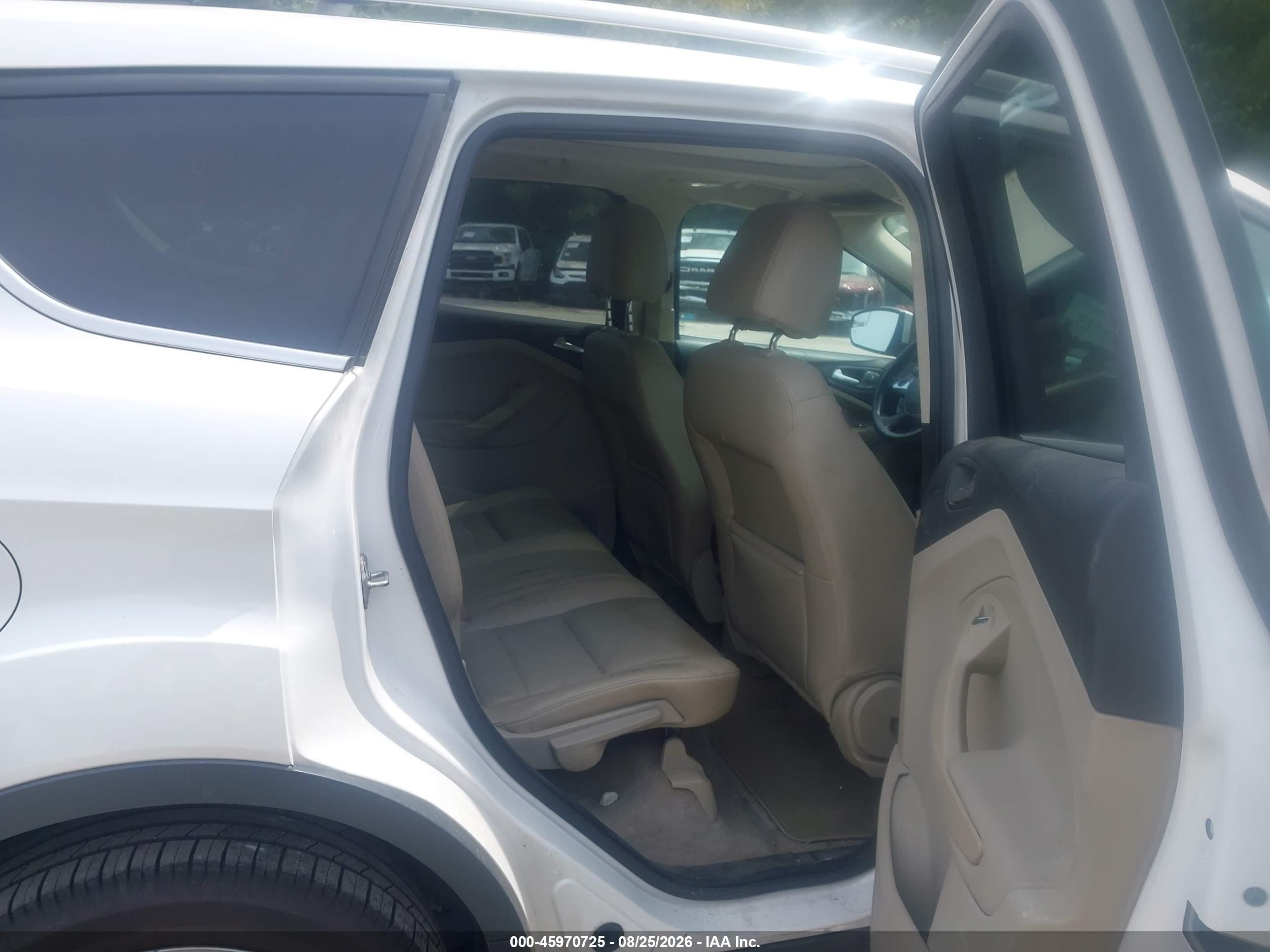 2014 Ford Escape Titanium Белый vin: 1FMCU9JX3EUA98535