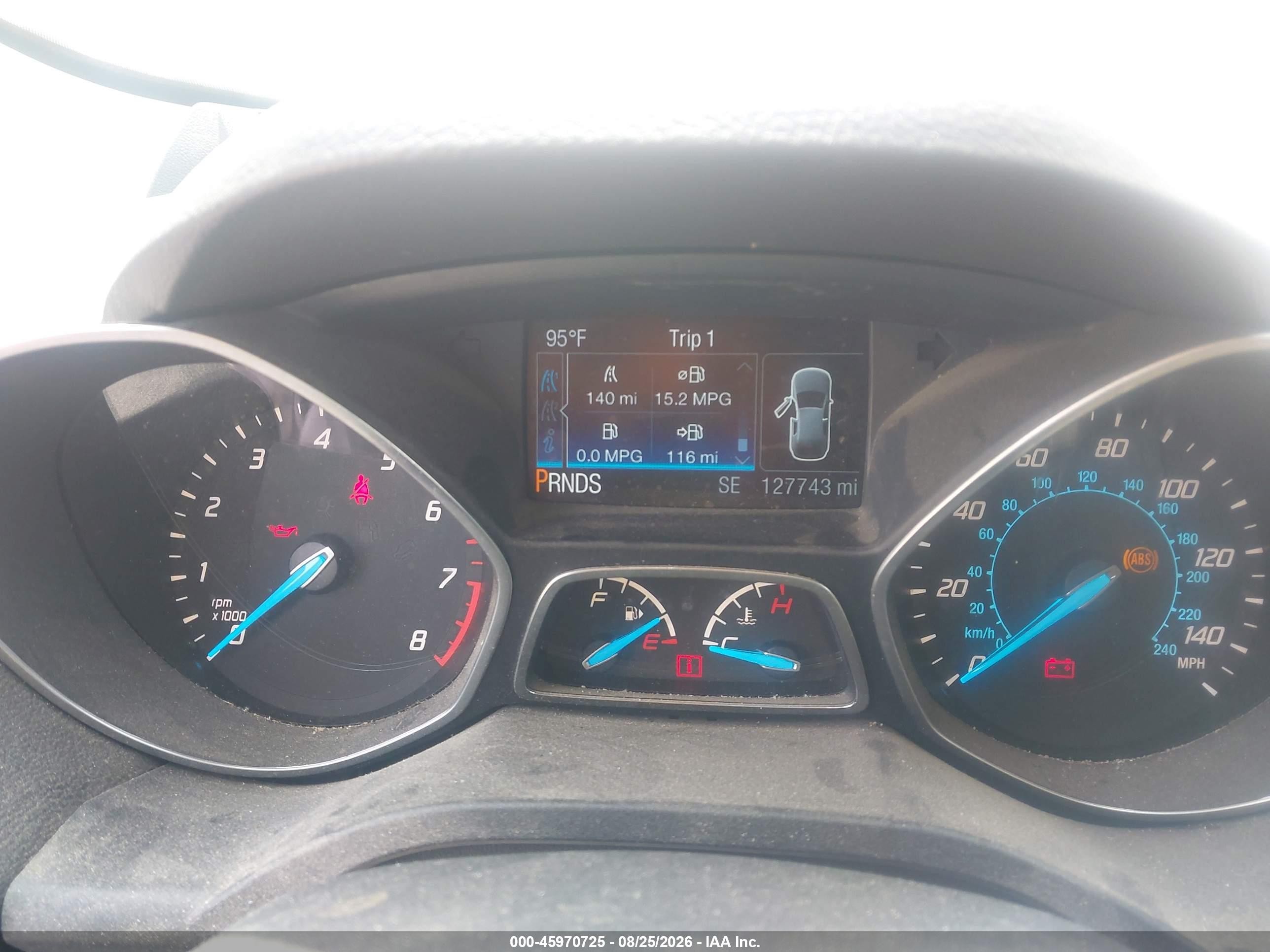 2014 Ford Escape Titanium Белый vin: 1FMCU9JX3EUA98535