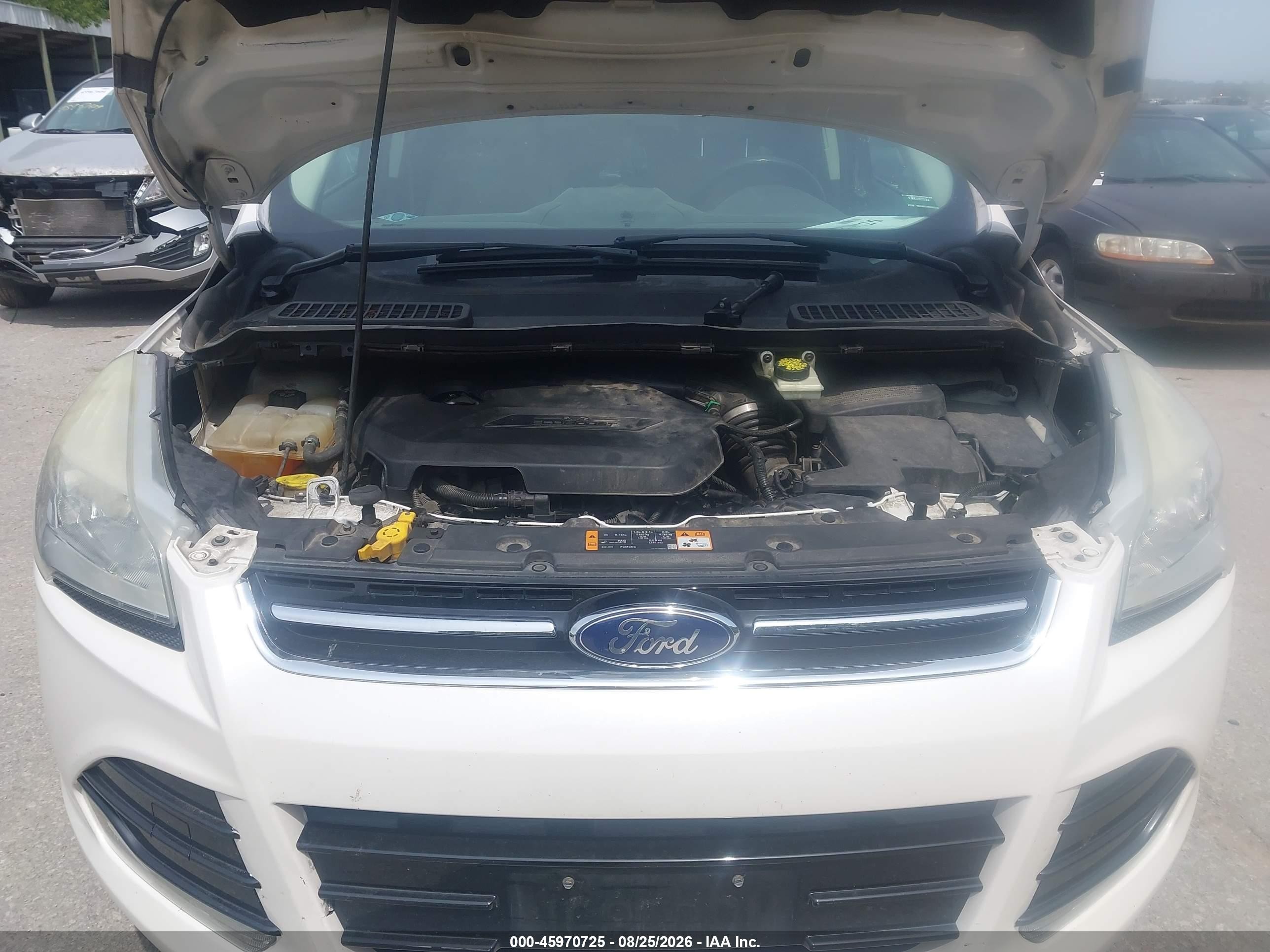 2014 Ford Escape Titanium Белый vin: 1FMCU9JX3EUA98535