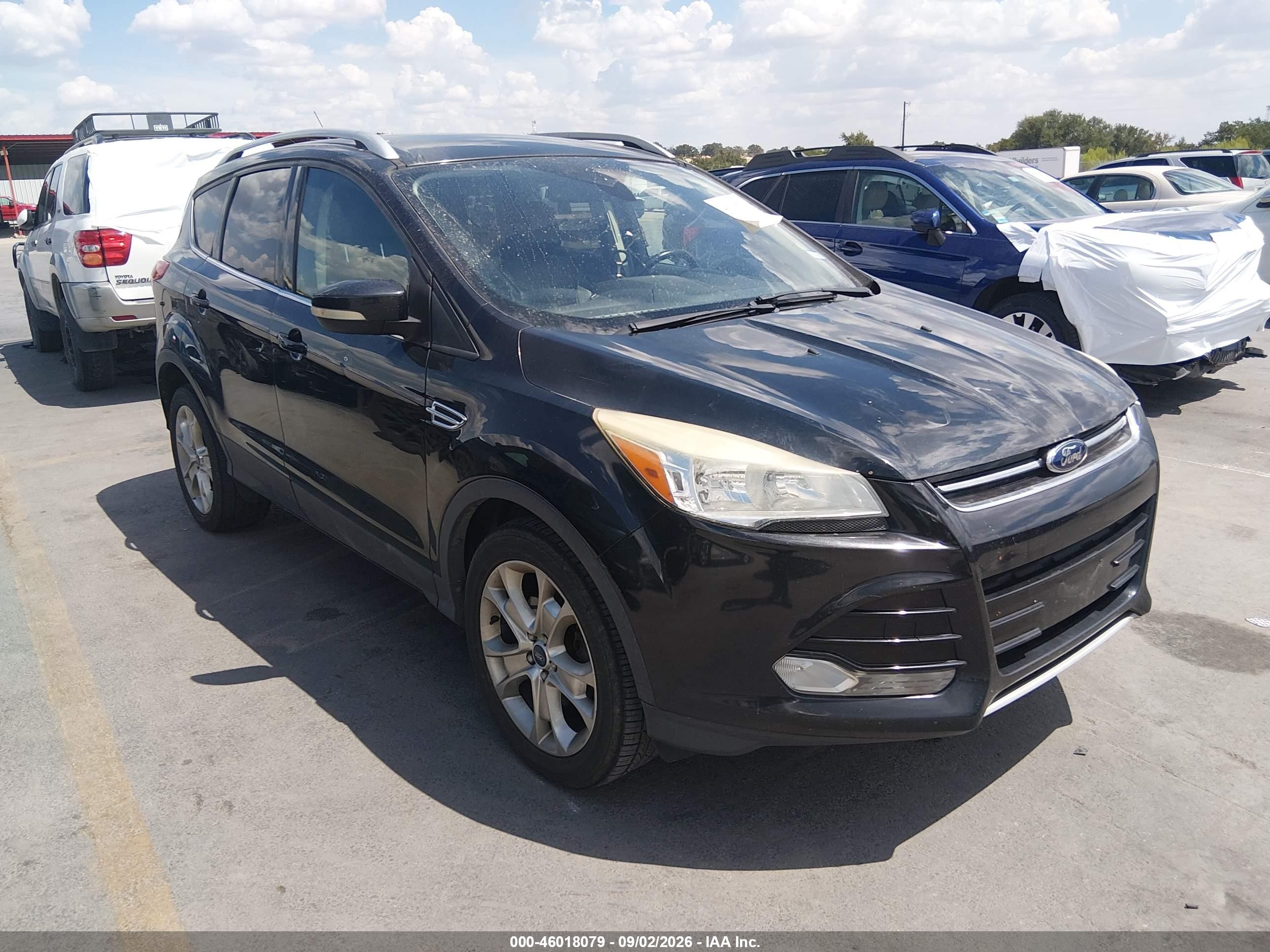 2014 Ford Escape Titanium Black vin: 1FMCU9JX3EUC17037
