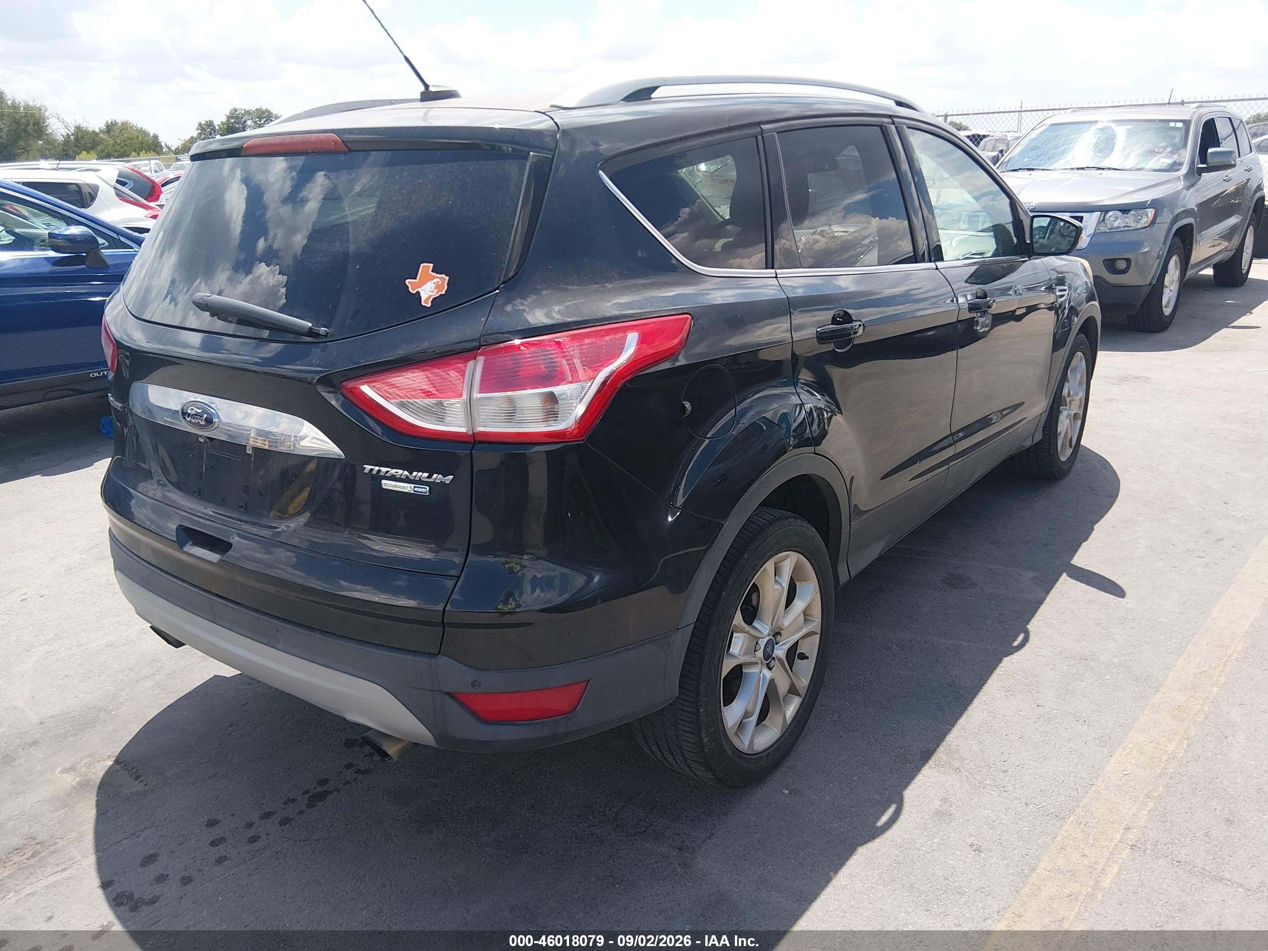 2014 Ford Escape Titanium Black vin: 1FMCU9JX3EUC17037