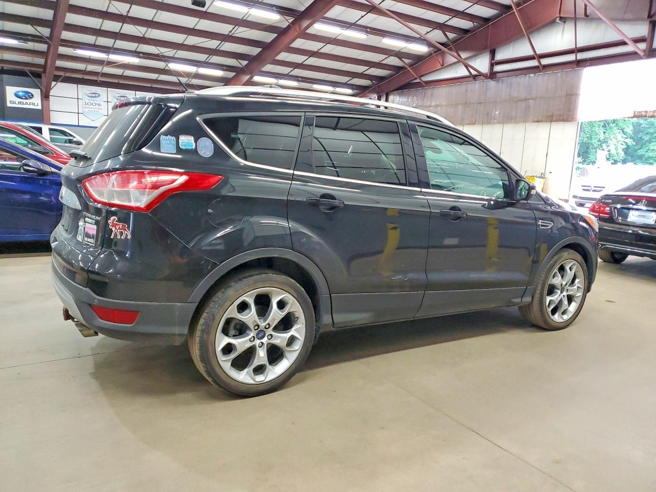 2014 Ford Escape Titanium Charcoal vin: 1FMCU9JX3EUD35203