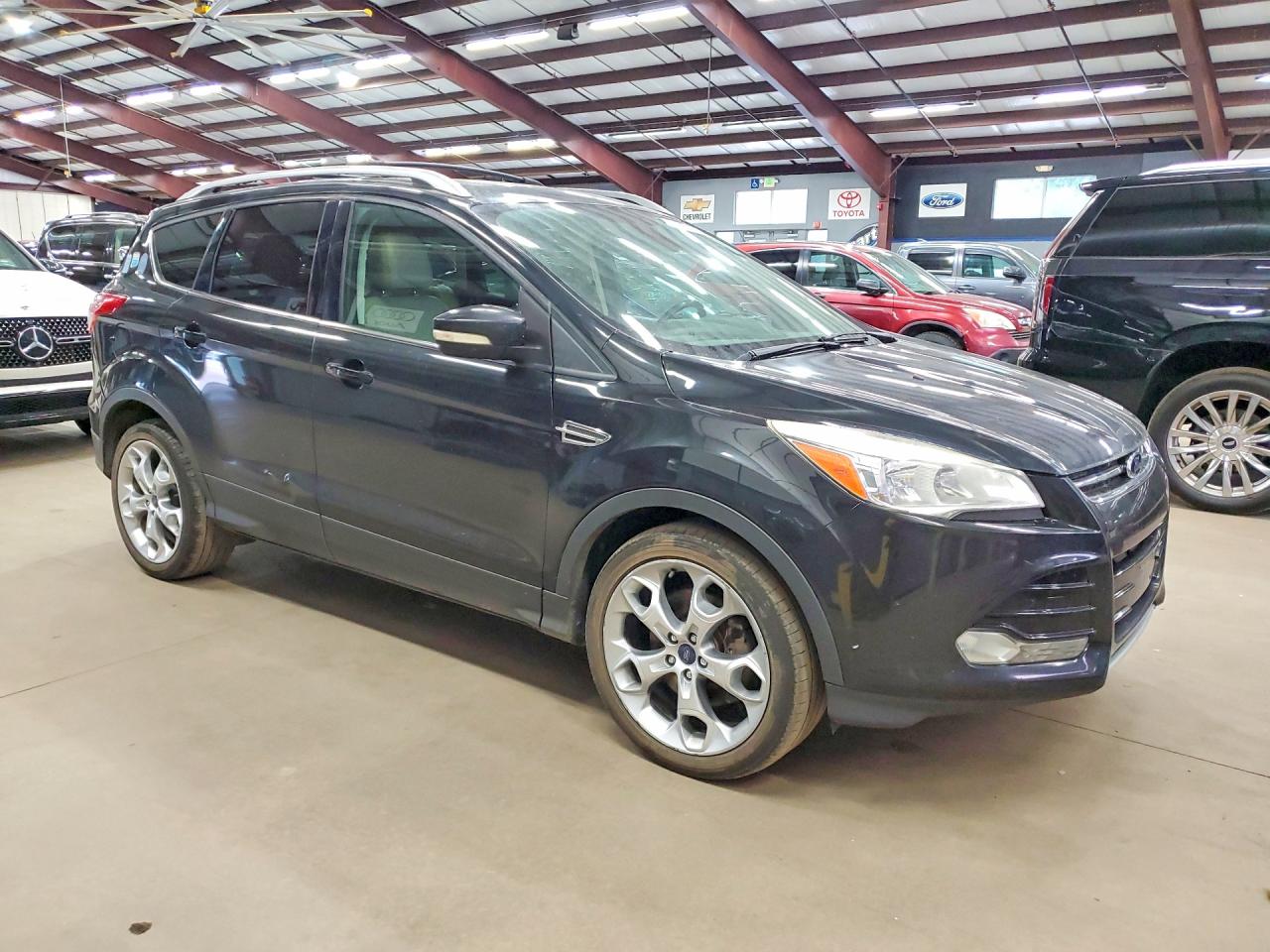 2014 Ford Escape Titanium Charcoal vin: 1FMCU9JX3EUD35203