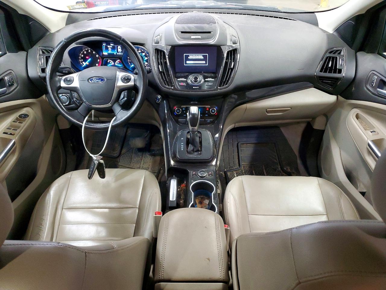 2014 Ford Escape Titanium Charcoal vin: 1FMCU9JX3EUD35203