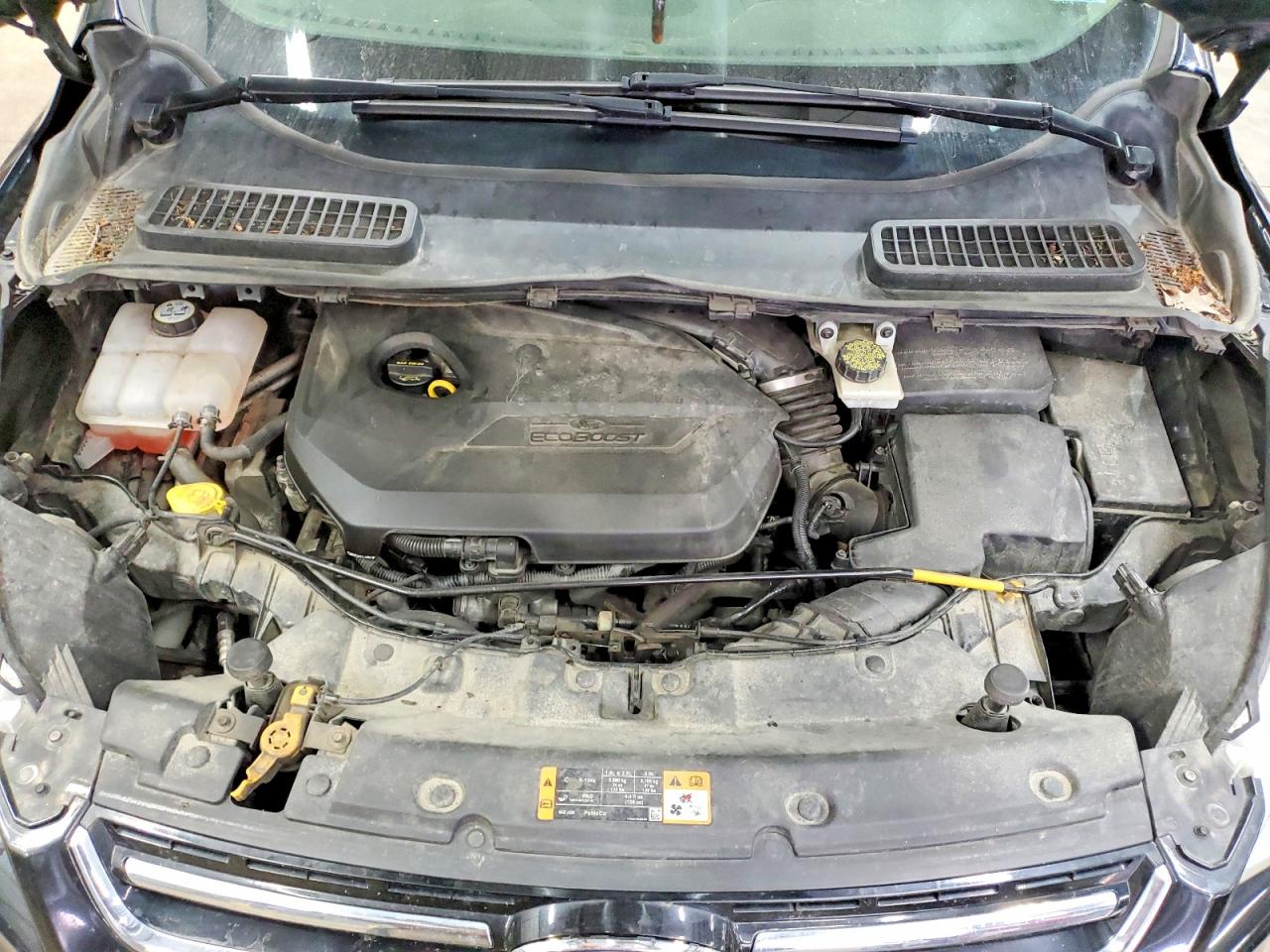 2014 Ford Escape Titanium Charcoal vin: 1FMCU9JX3EUD35203