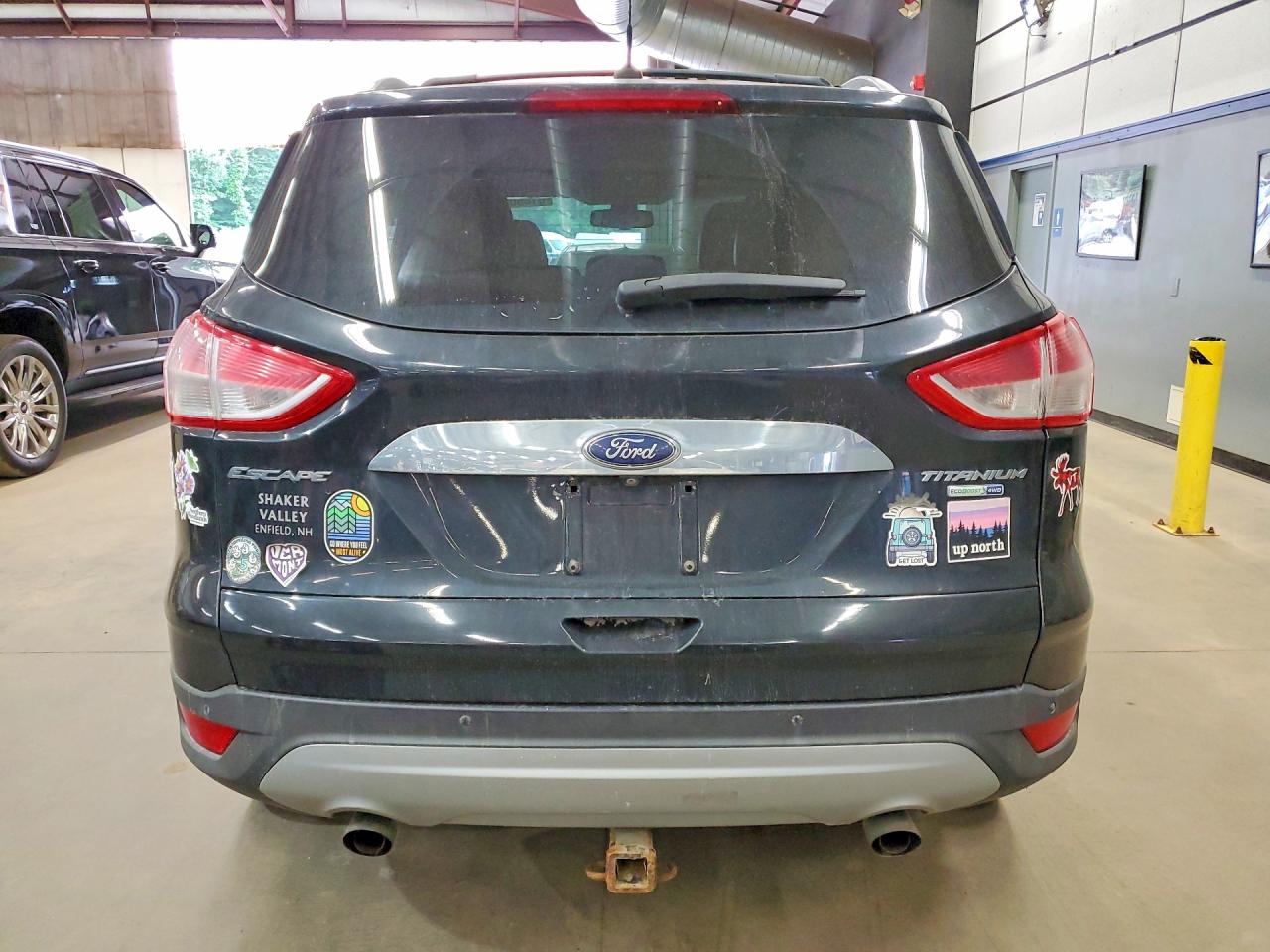 2014 Ford Escape Titanium Charcoal vin: 1FMCU9JX3EUD35203