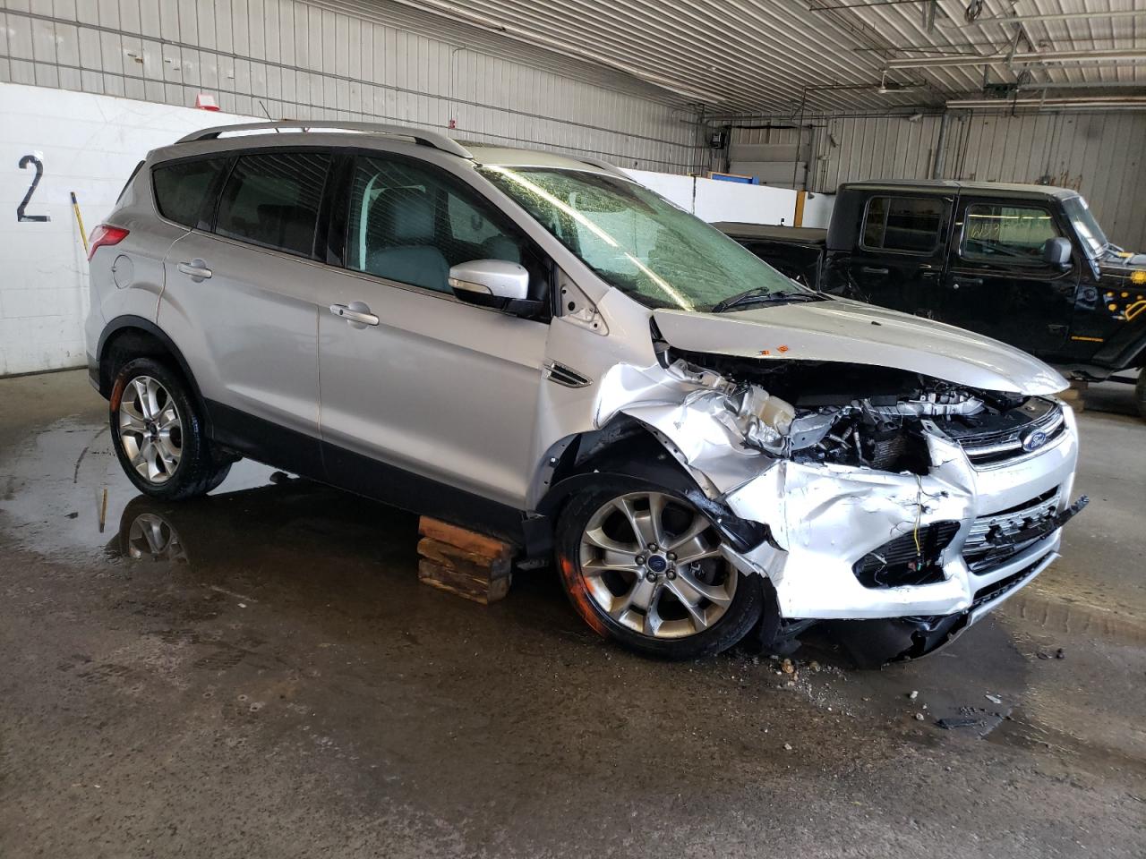 2015 Ford Escape Titanium Серебряный vin: 1FMCU9JX3FUA85964