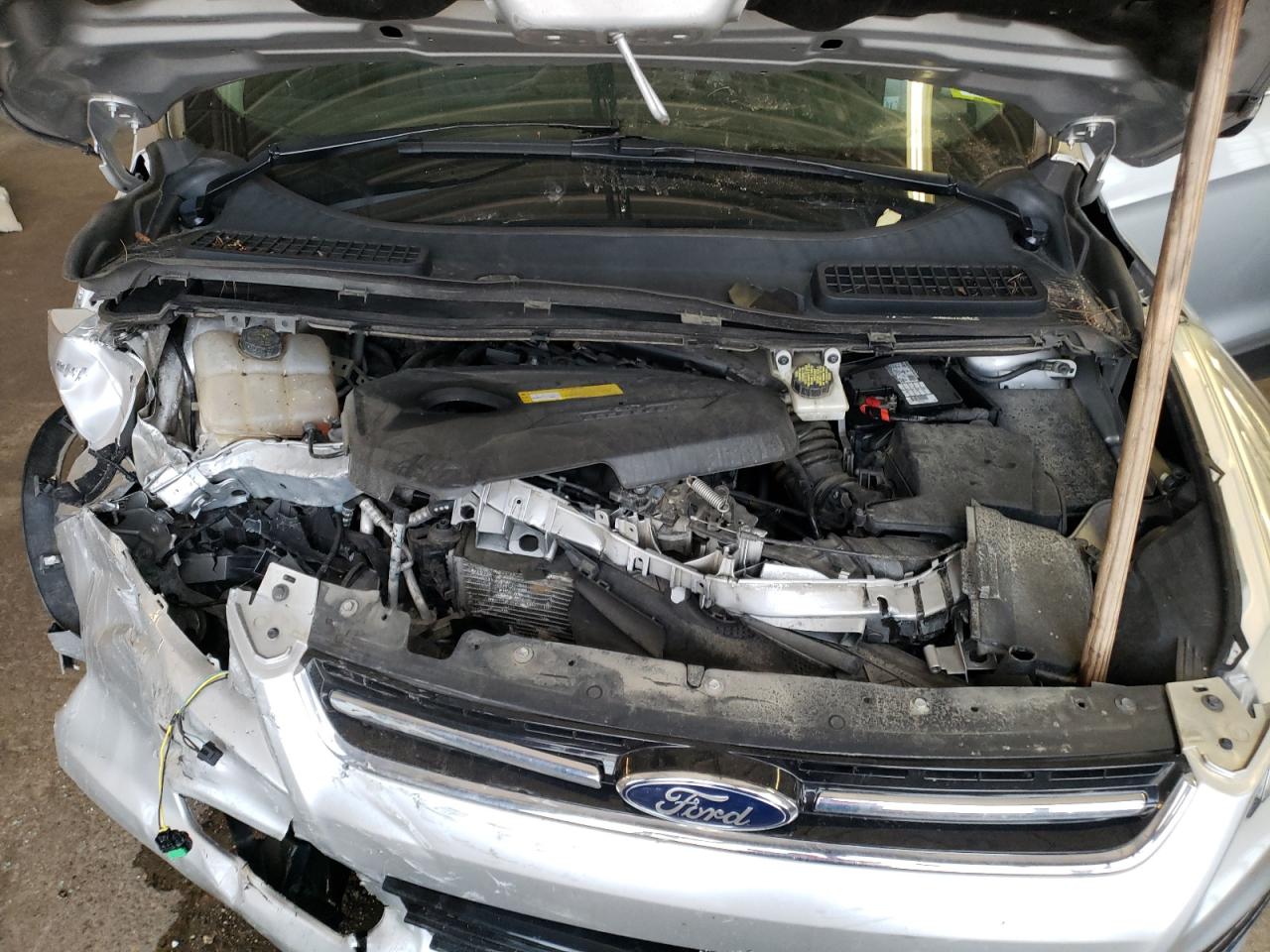 2015 Ford Escape Titanium Серебряный vin: 1FMCU9JX3FUA85964
