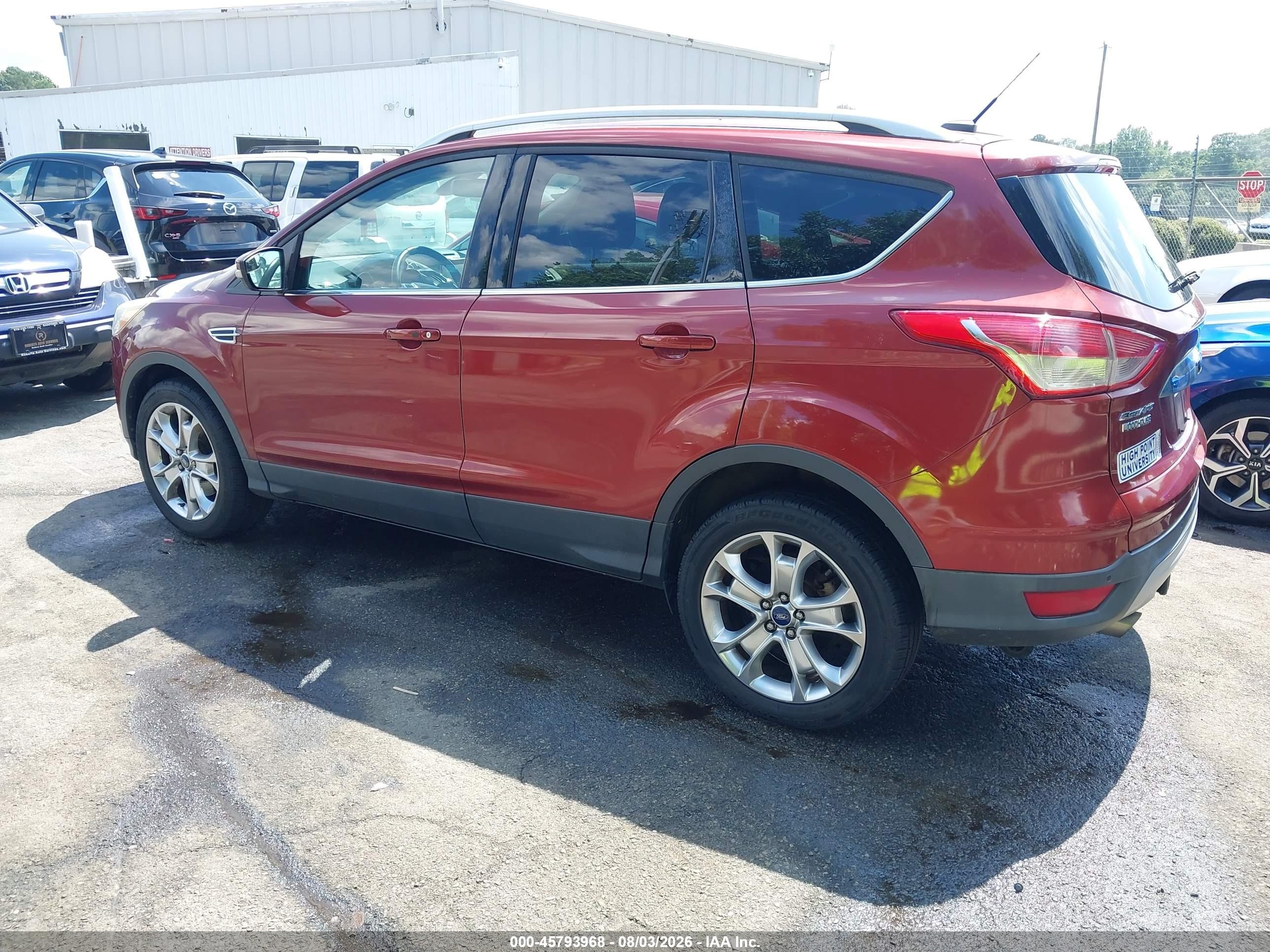 2015 Ford Escape Titanium Red vin: 1FMCU9JX3FUB12614