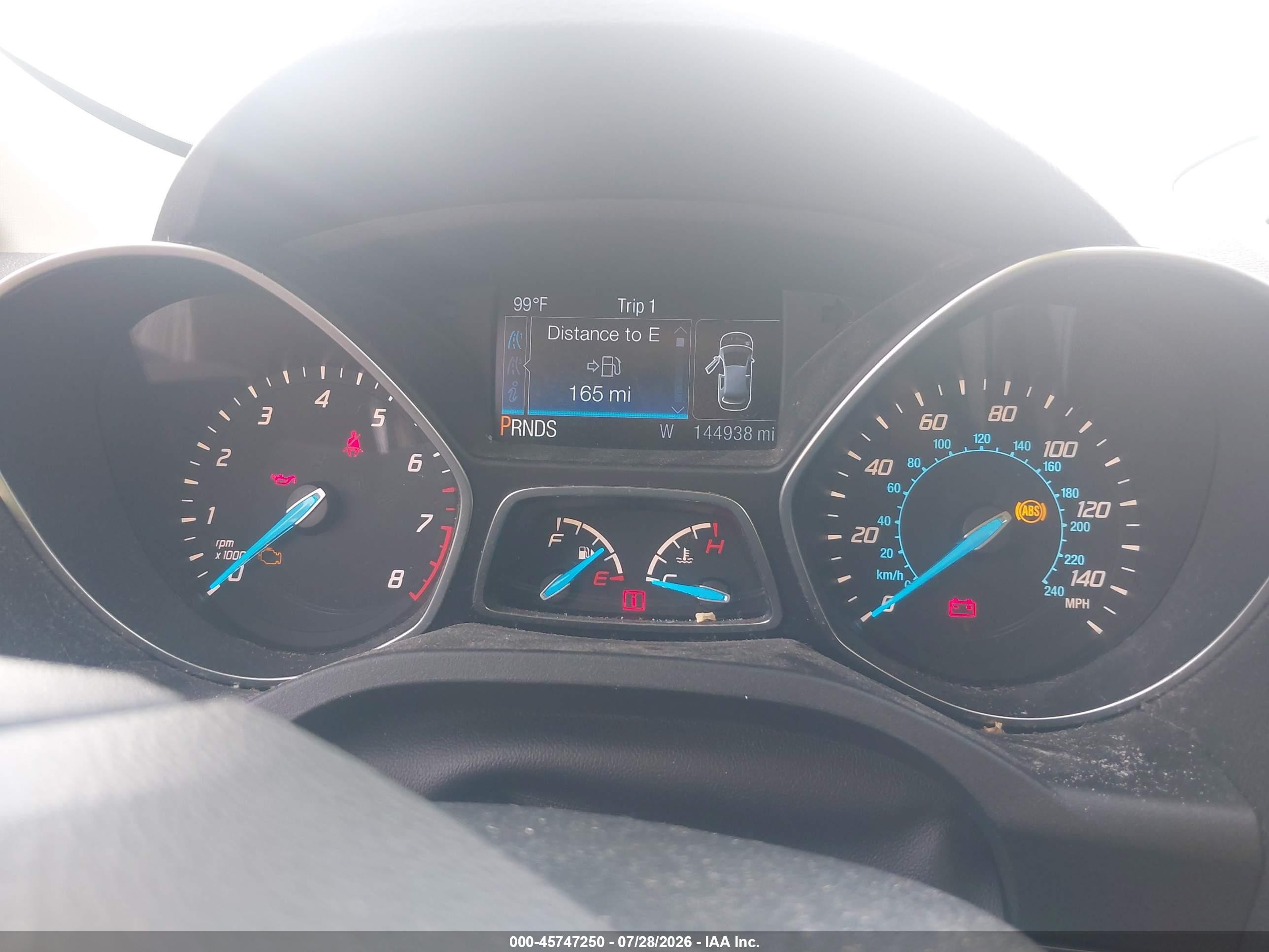 2015 Ford Escape Titanium Белый vin: 1FMCU9JX3FUB94201