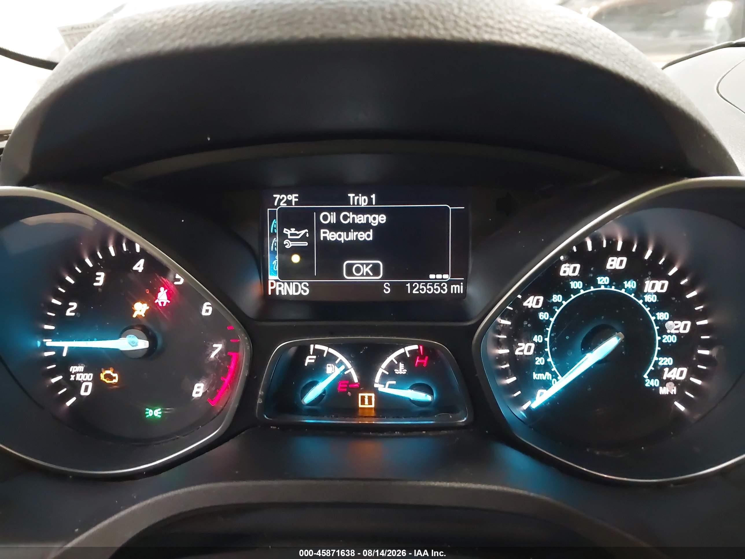 2015 Ford Escape Titanium White vin: 1FMCU9JX3FUC76302