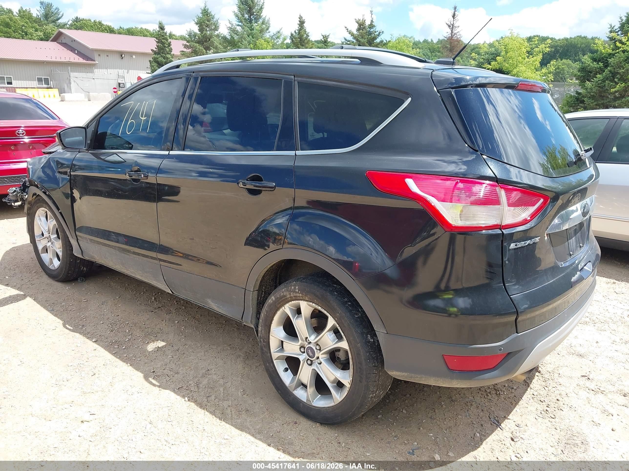 2014 Ford Escape Titanium Black vin: 1FMCU9JX4EUA54138