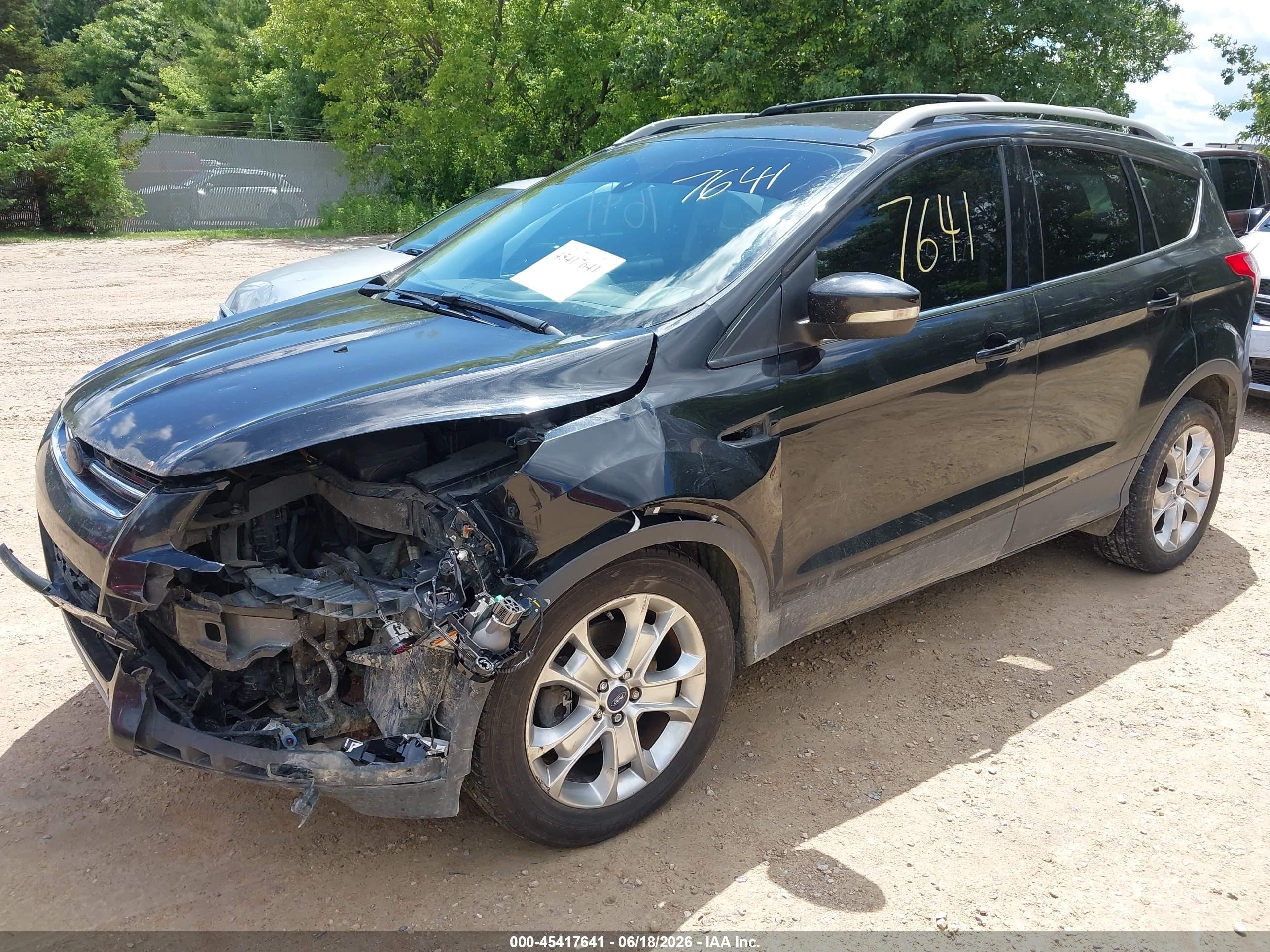 2014 Ford Escape Titanium Black vin: 1FMCU9JX4EUA54138