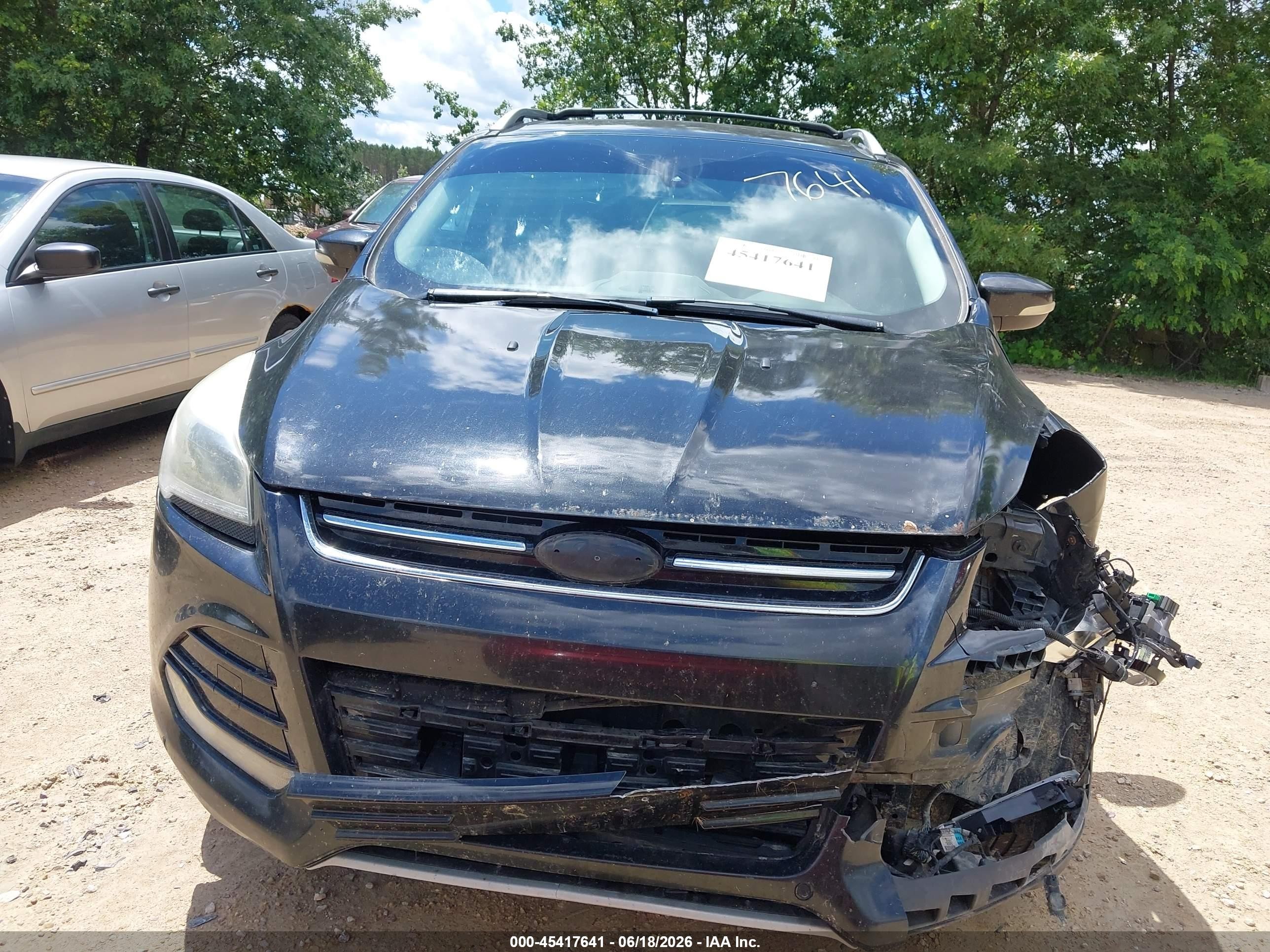 2014 Ford Escape Titanium Black vin: 1FMCU9JX4EUA54138