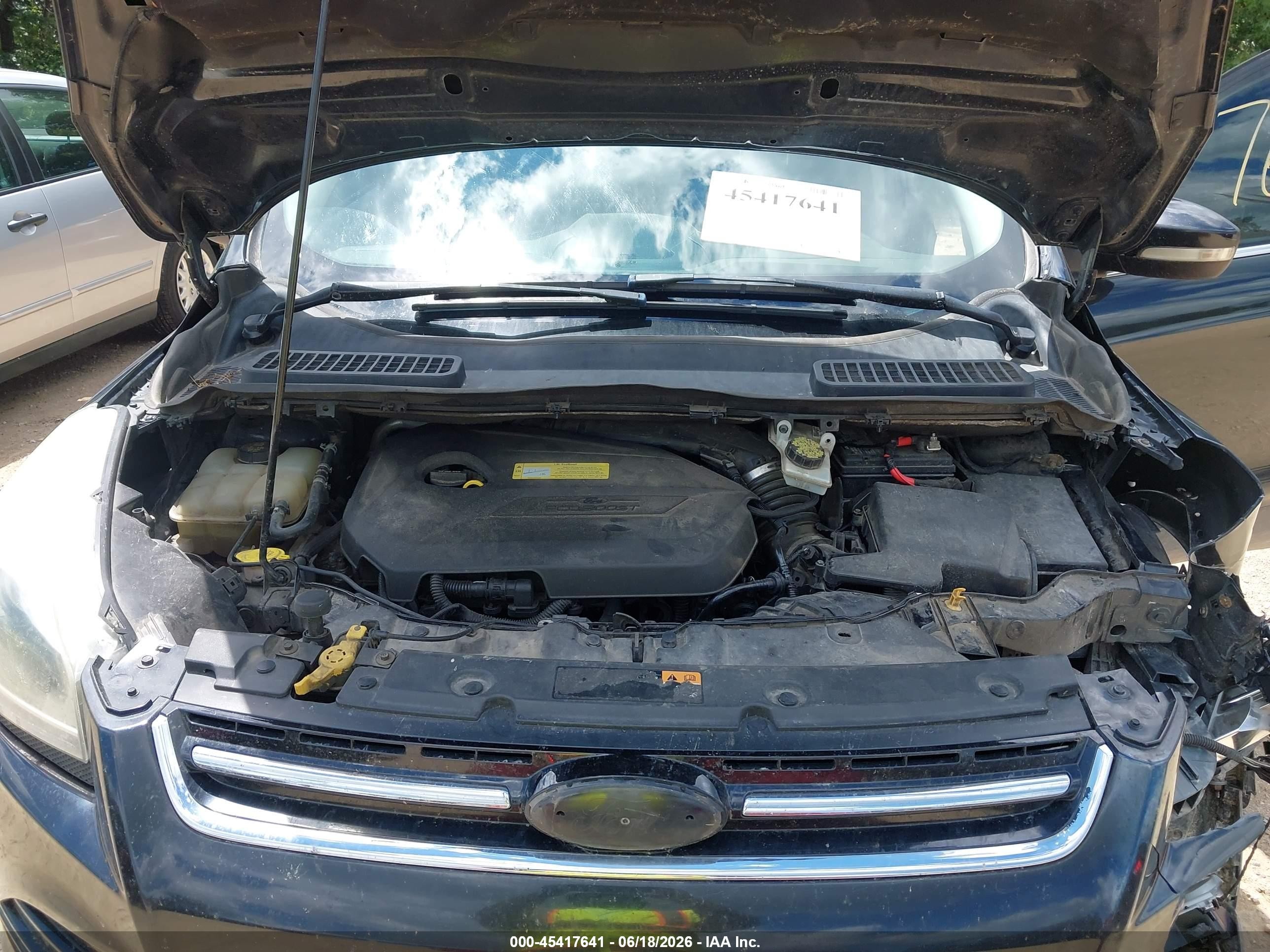 2014 Ford Escape Titanium Black vin: 1FMCU9JX4EUA54138