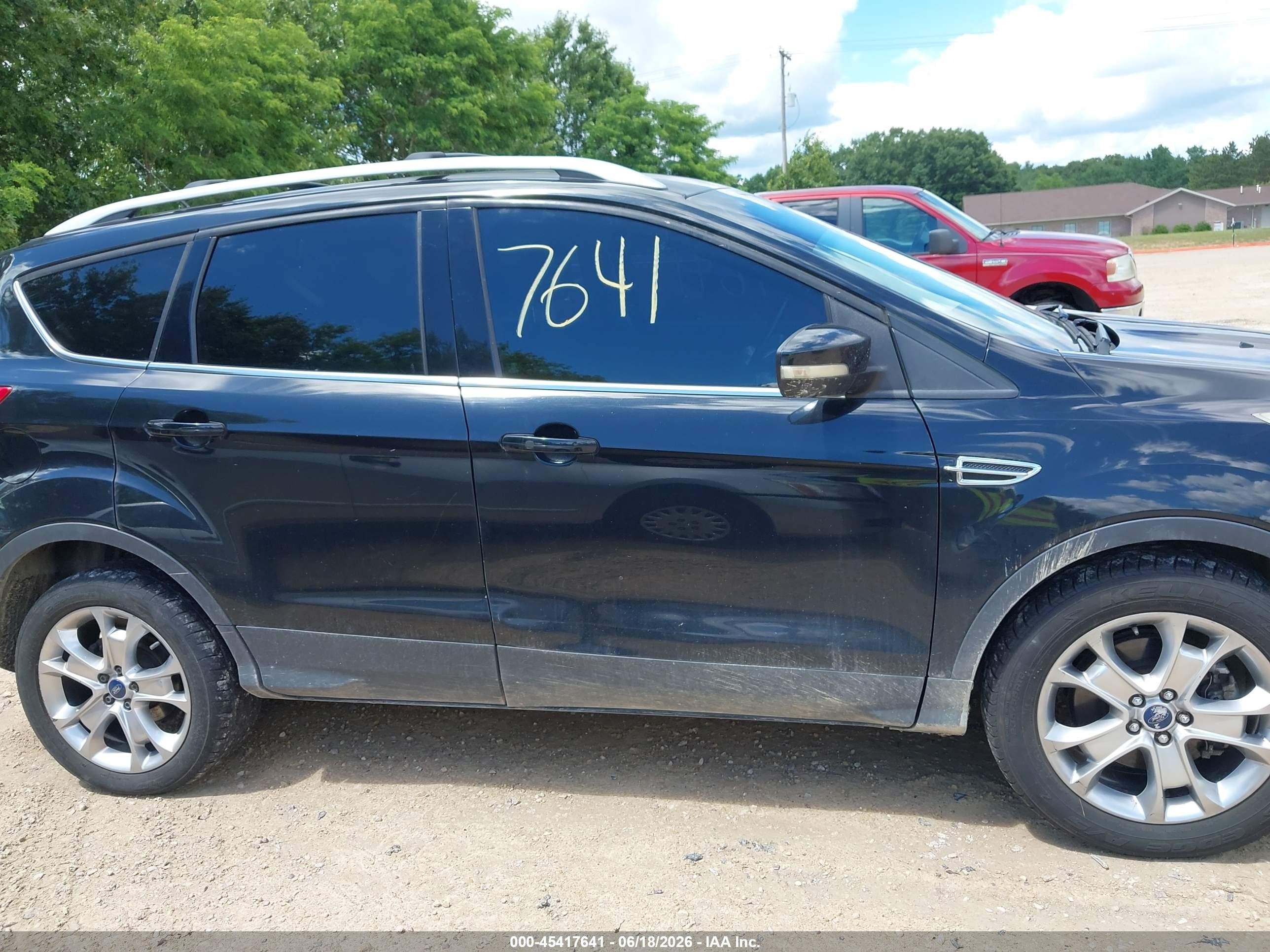 2014 Ford Escape Titanium Black vin: 1FMCU9JX4EUA54138
