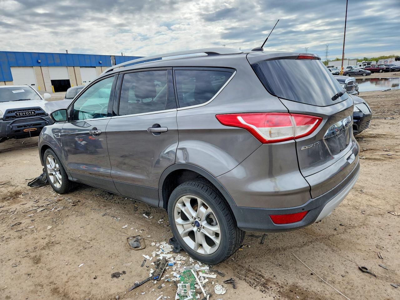 2014 Ford Escape Titanium Gray vin: 1FMCU9JX4EUB06481