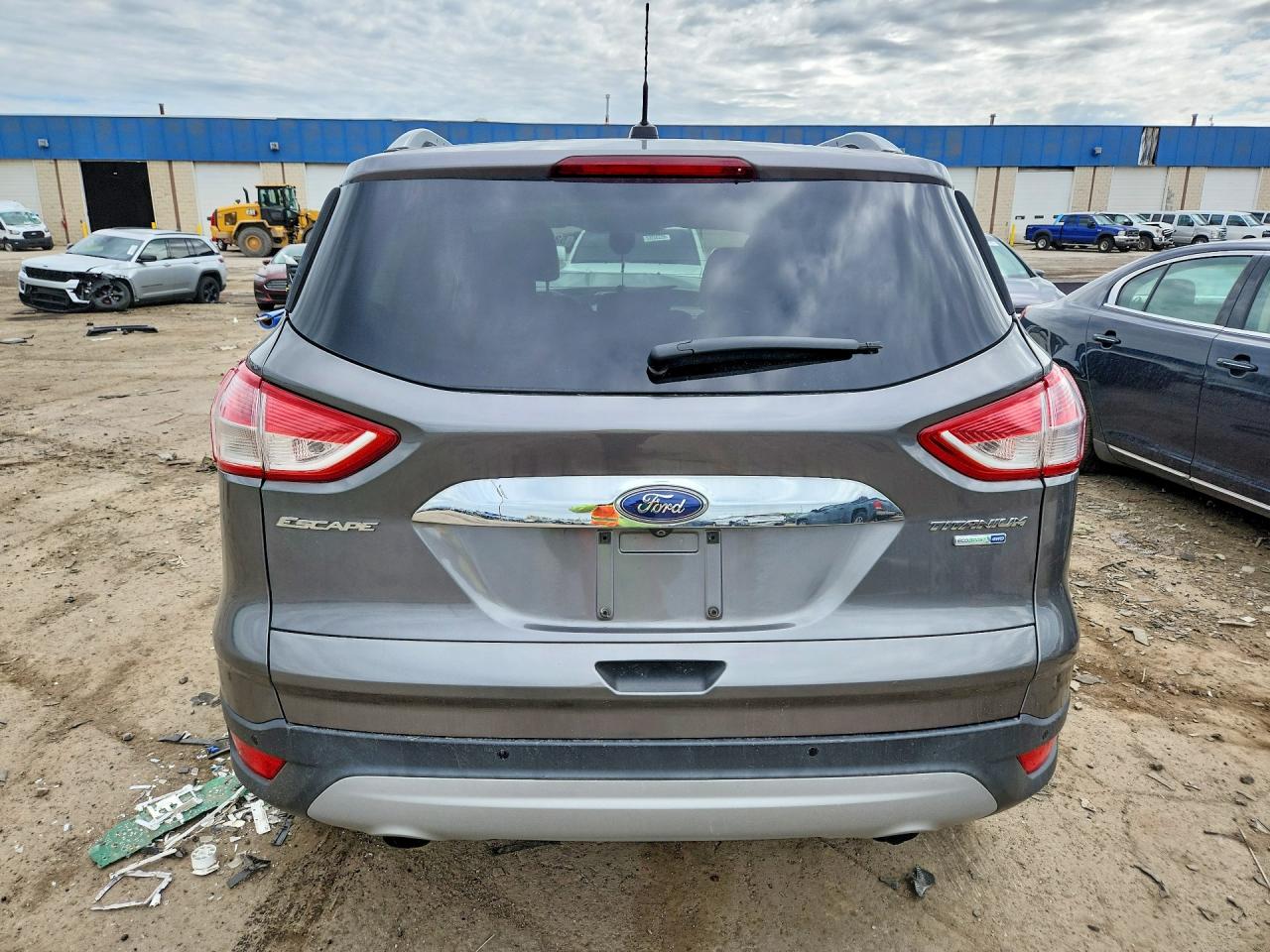 2014 Ford Escape Titanium Gray vin: 1FMCU9JX4EUB06481