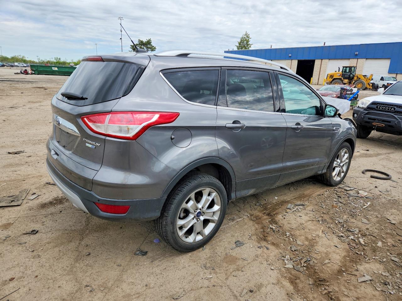 2014 Ford Escape Titanium Gray vin: 1FMCU9JX4EUB06481