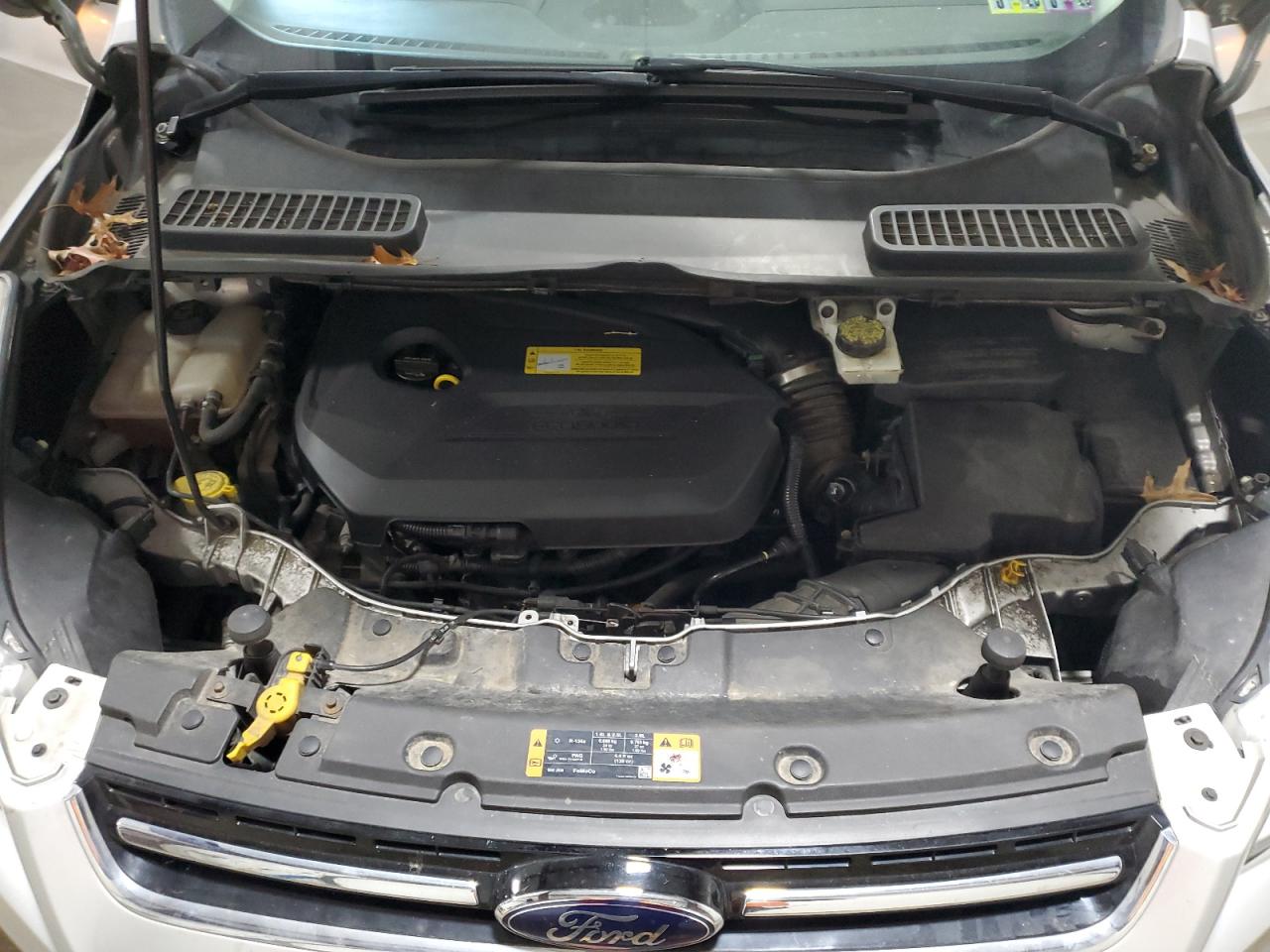 2014 Ford Escape Titanium Silver vin: 1FMCU9JX4EUC18696