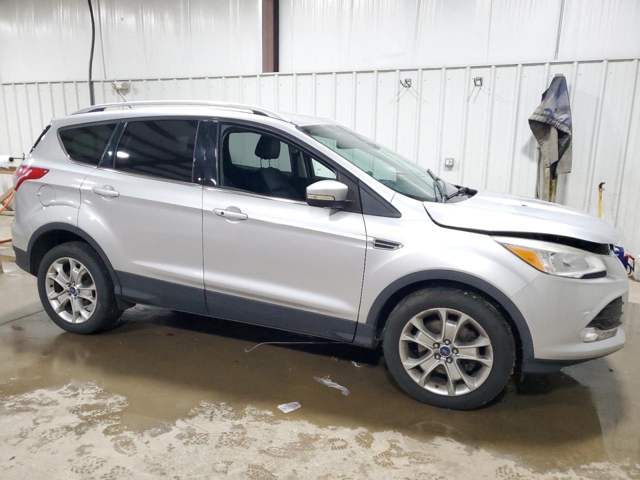 2014 Ford Escape Titanium Silver vin: 1FMCU9JX4EUC18696