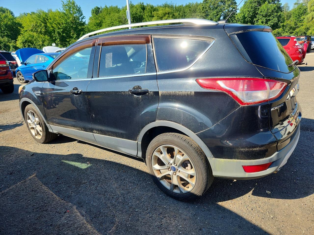 2014 Ford Escape Blue vin: 1FMCU9JX4EUC41301
