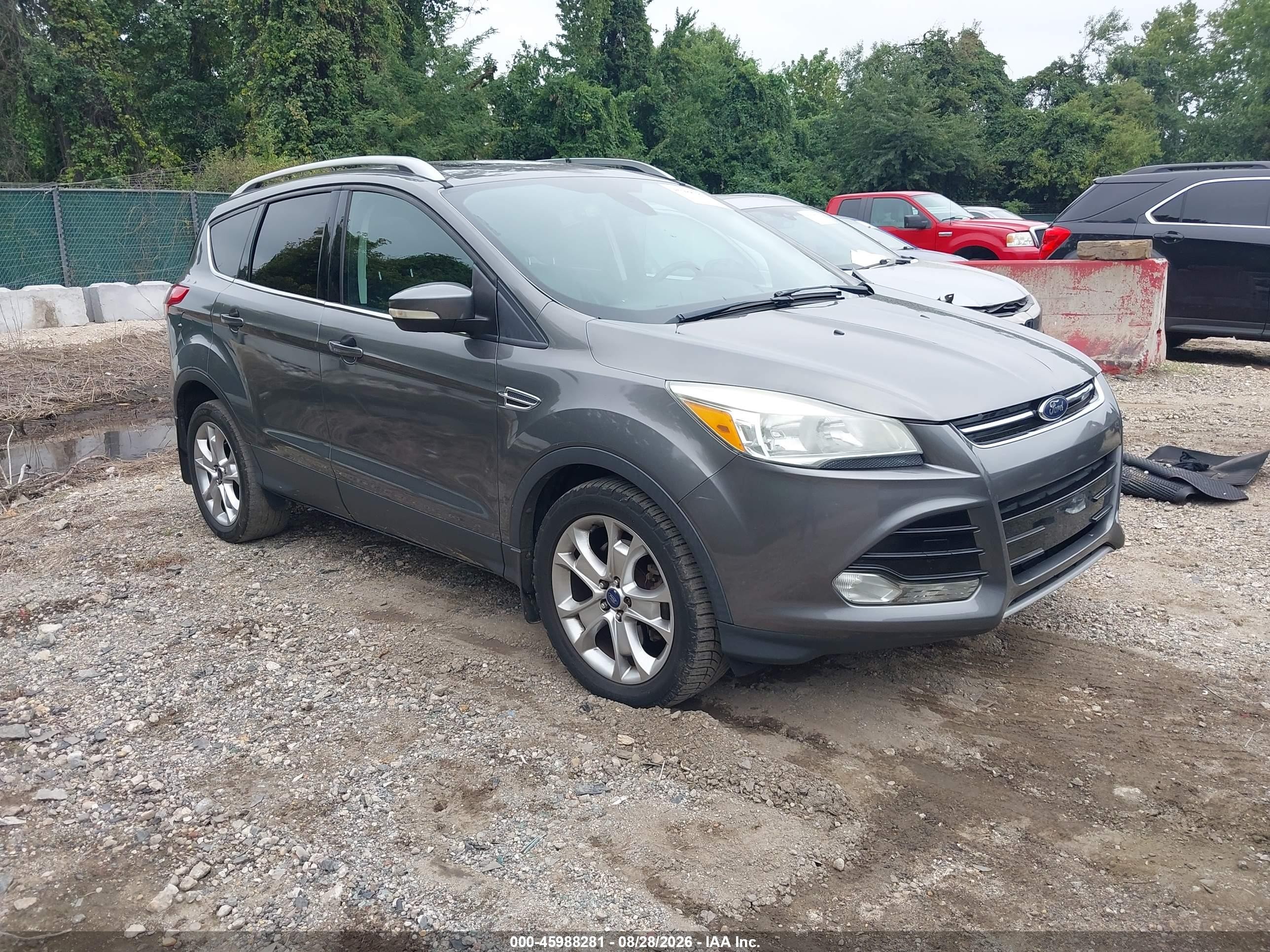 2014 Ford Escape Titanium Gray vin: 1FMCU9JX4EUC61547