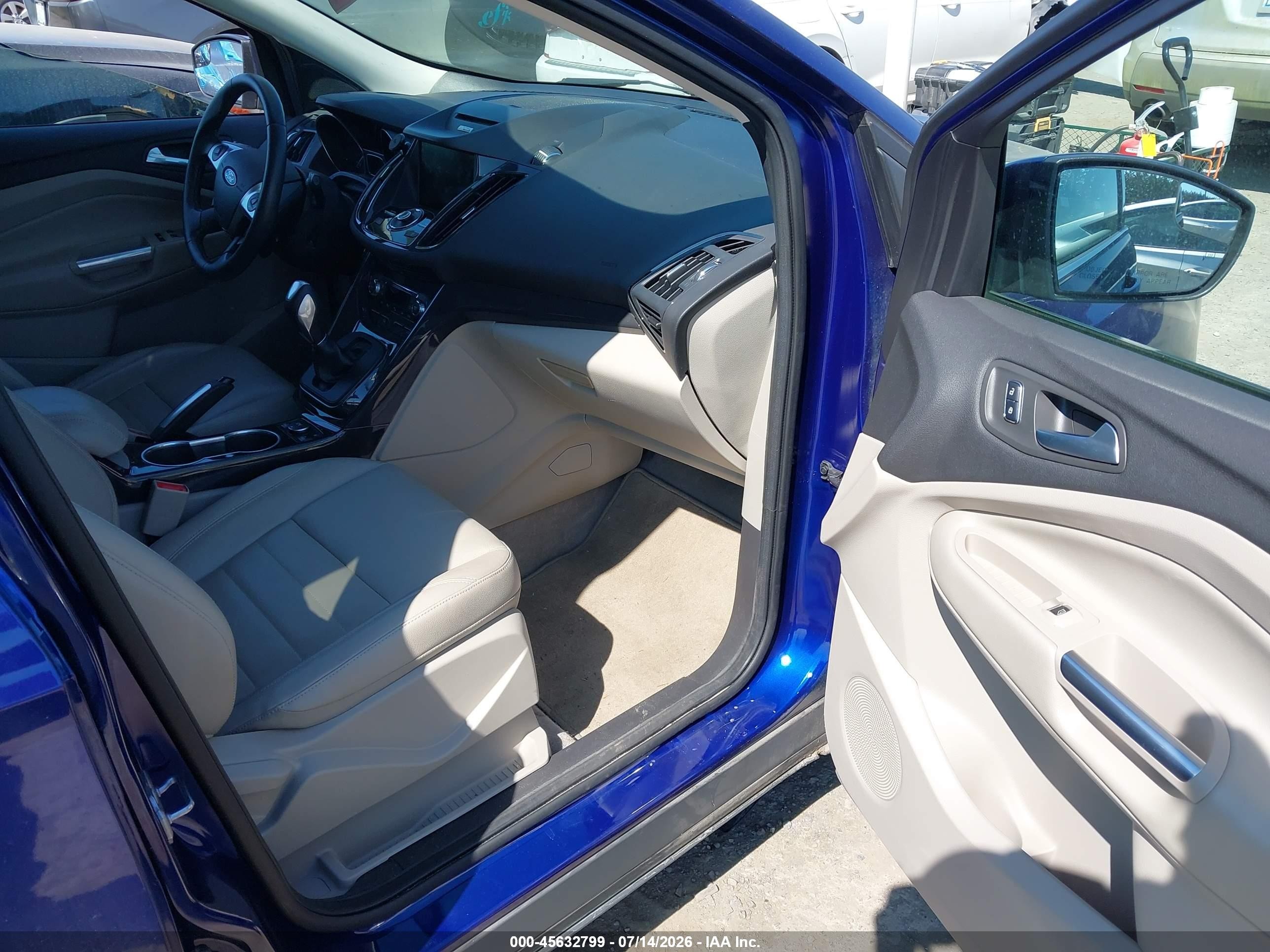 2014 Ford Escape Titanium Blue vin: 1FMCU9JX4EUC68997